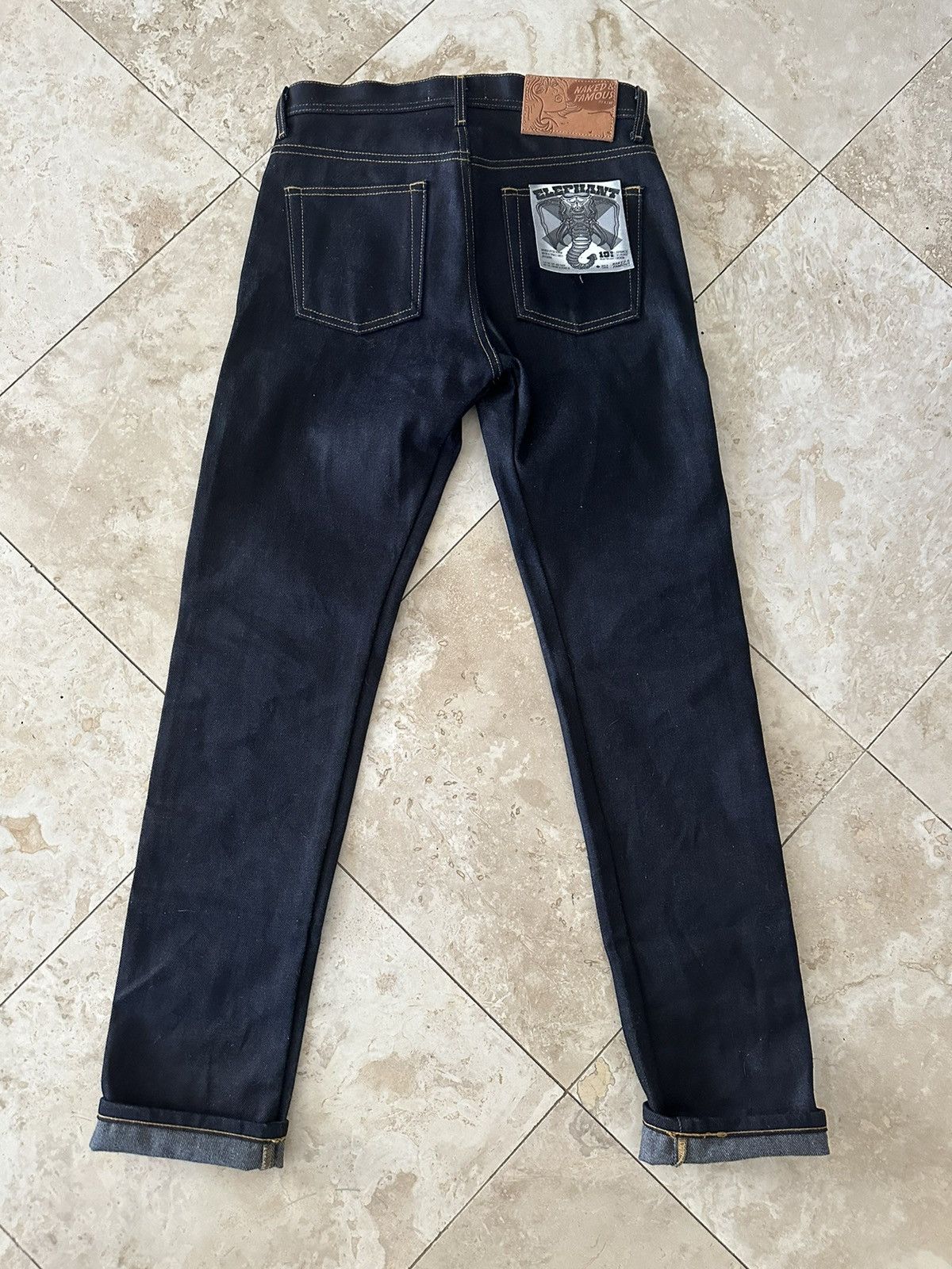 Naked & Famous Elephant Ten Heavyweight Selvedge Size US 30 / EU 46 - 2 Thumbnail