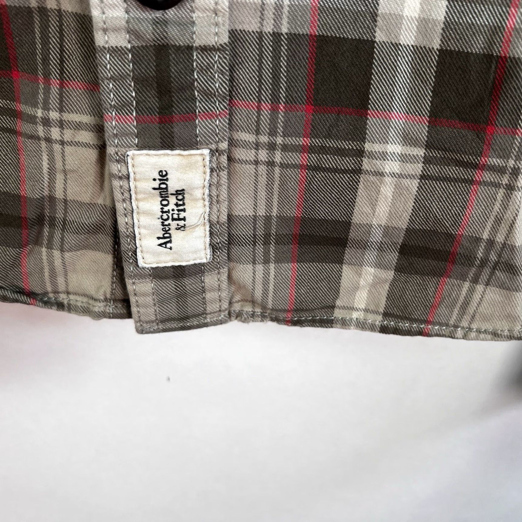 Abercrombie & Fitch VINTAGE Abercrombie & Fitch Men's Shirt Long Sleeve Plaid Button-Up Tan Cotton Casual Size L Size US L / EU 52-54 / 3 - 5 Thumbnail