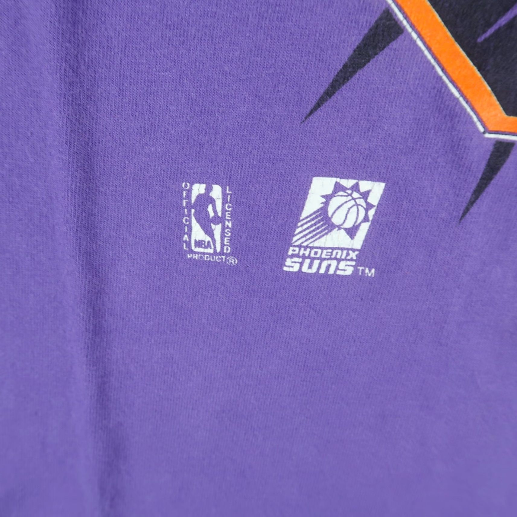 Logo 7 VINTAGE Phoenix Suns T-Shirt Logo 7 L Adult Large Purple 90s Graphic NBA Crew Neck Short Sleeve Mens Size US L / EU 52-54 / 3 - 4 Thumbnail