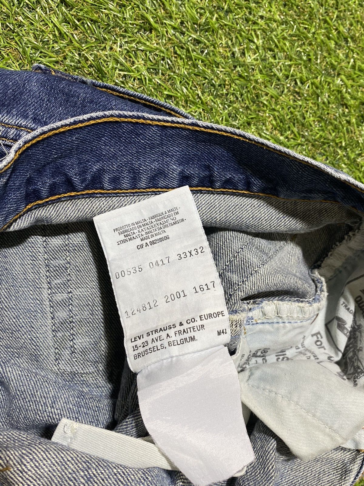 Levi's Vintage 90s Levi’s 535 jeans denim streetwear size 33x32 Size US 33 - 7 Thumbnail