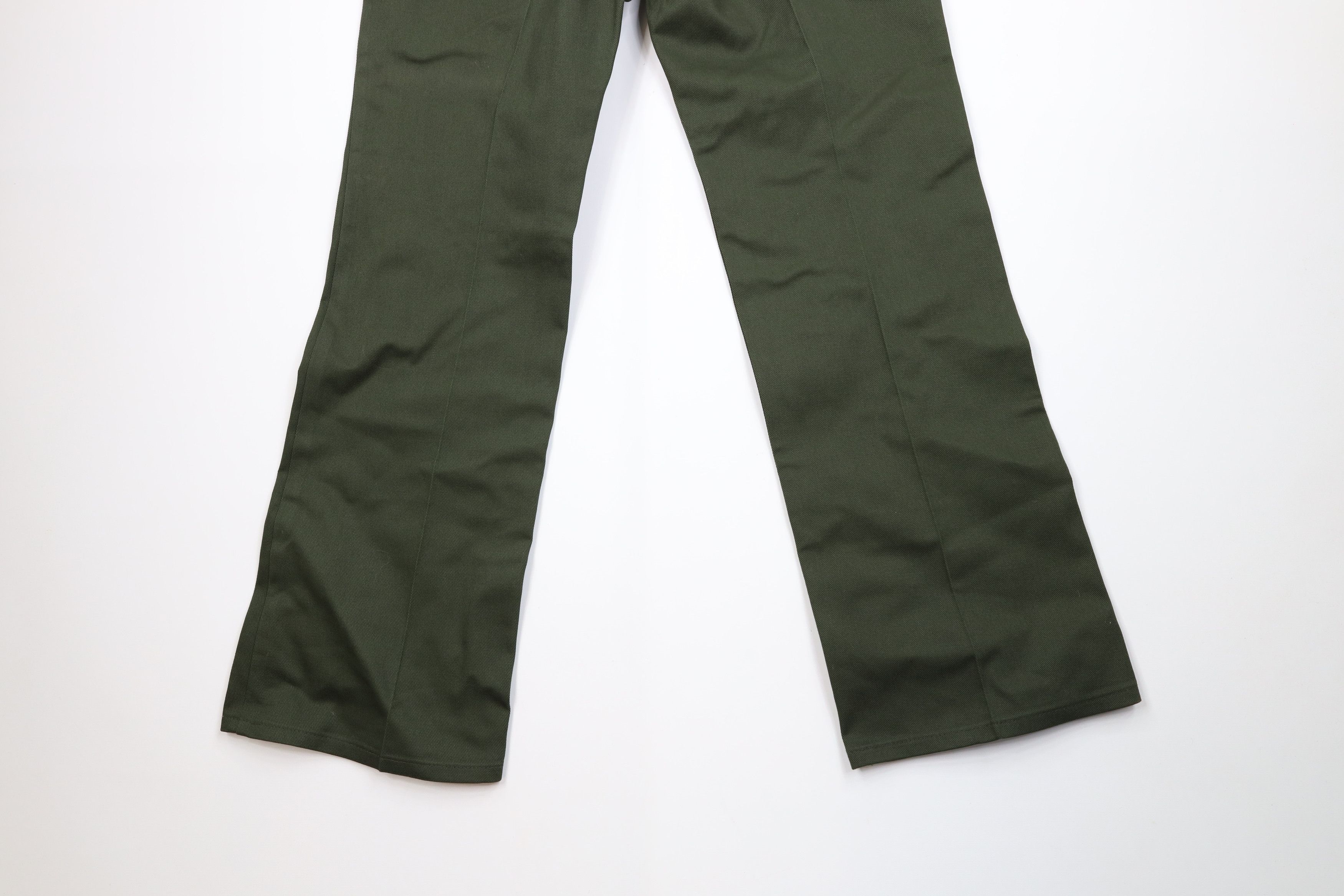 Vintage Vintage 70s Streetwear Bell Bottoms Denim Jeans Green USA Size US 38 / EU 54 - 10 Thumbnail