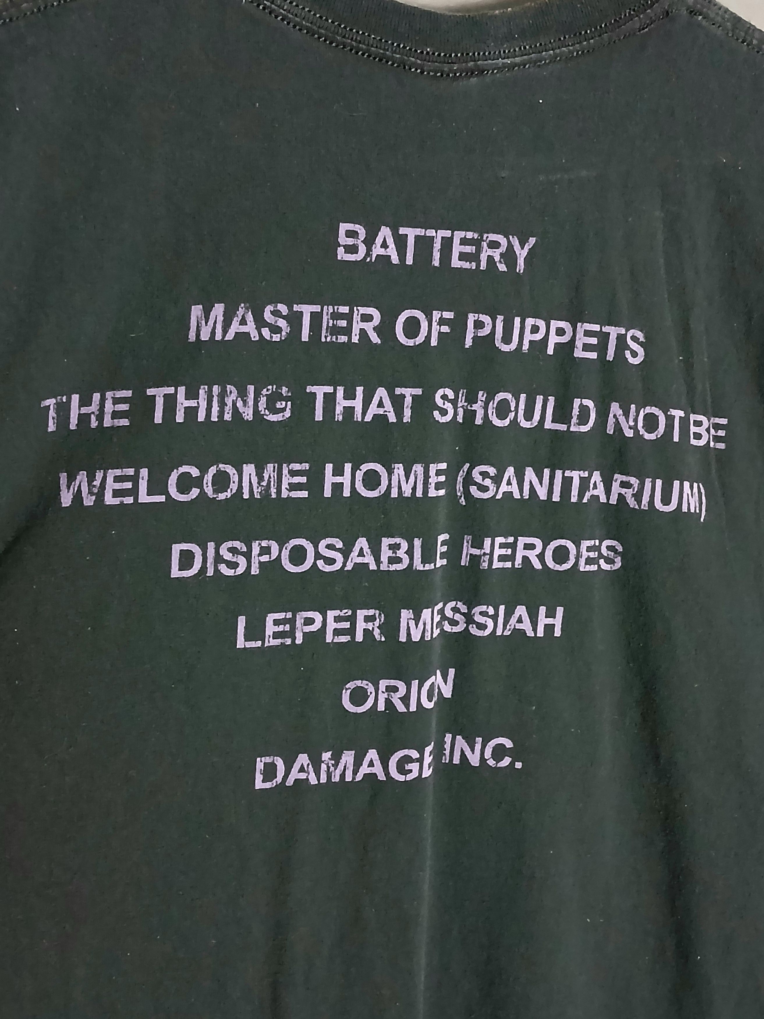 Band Tees × Metallica Metallica Master Of Puppets T-Shirt Size US L / EU 52-54 / 3 - 4 Thumbnail
