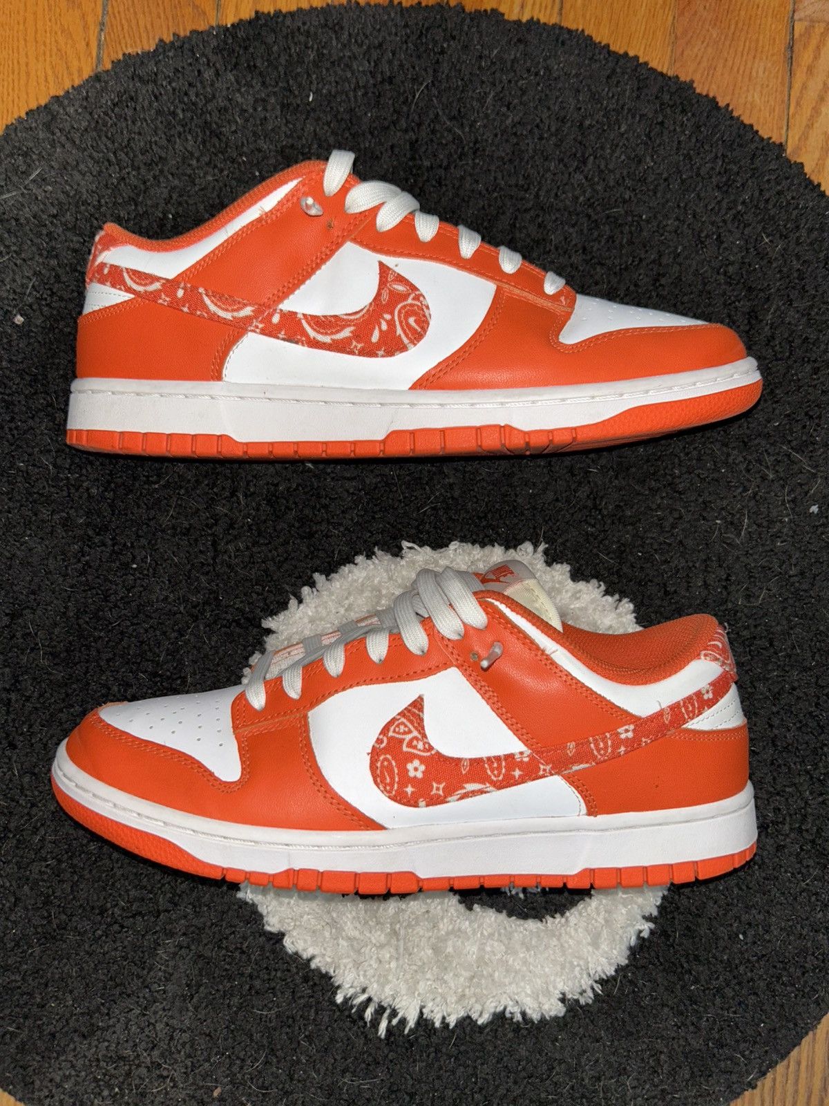 Designer × Nike Nike Dunk Low “Orange Paisley” Size US 10 / EU 43 - 1 Thumbnail