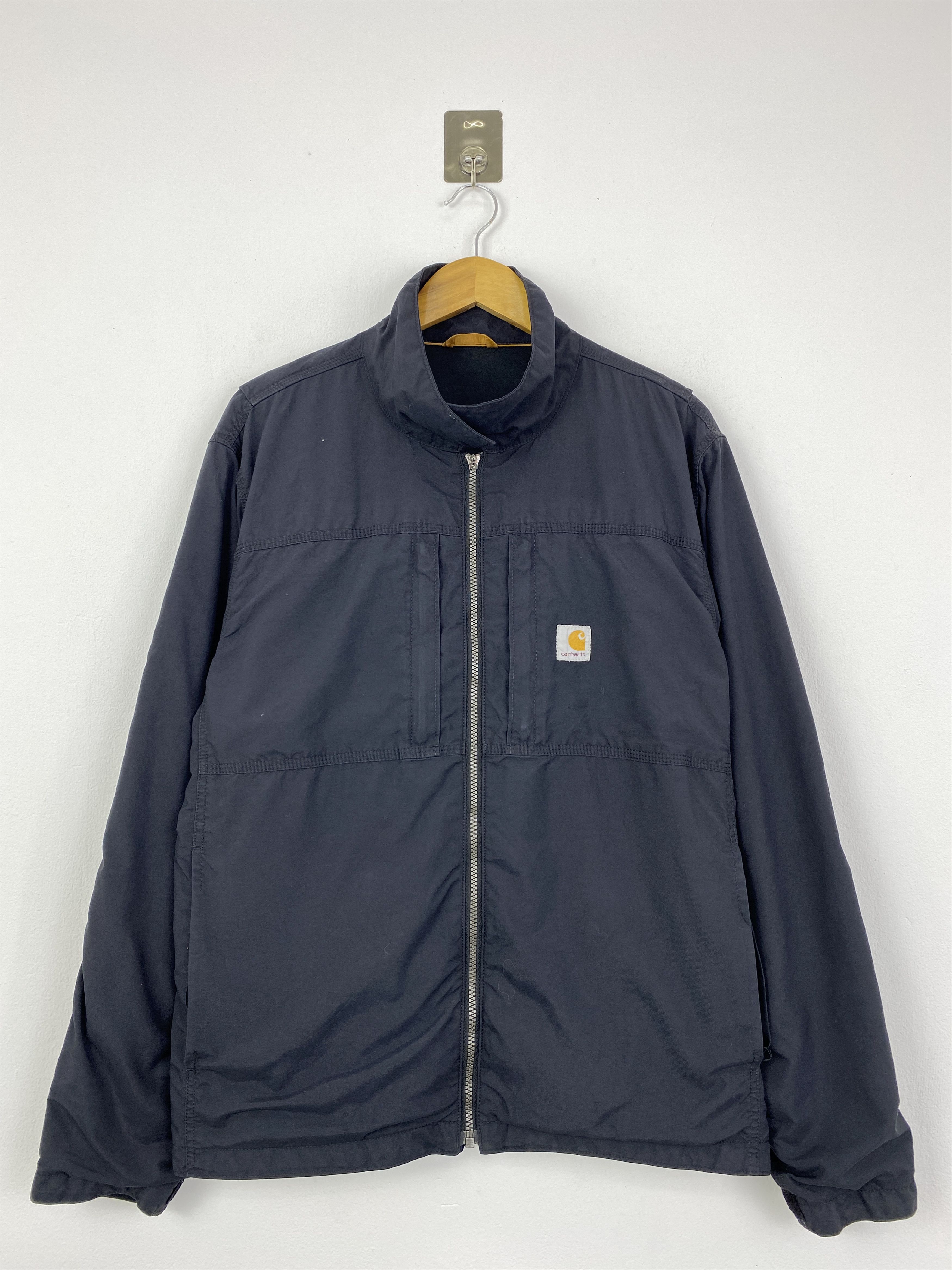 Carhartt Vintage Carhrartt Full Zipper Black Jacket JA0183 Size US L / EU 52-54 / 3 - 1 Thumbnail