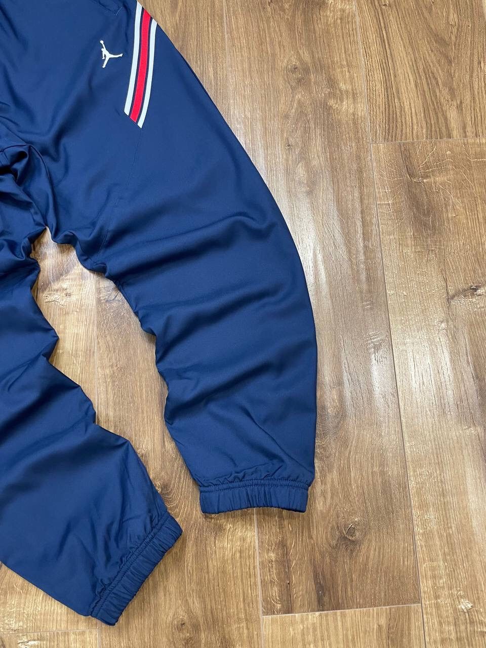 Jordan Brand × Vintage Vintage Nike Air Jordan Drill Nylon France PSG Pants Joggers Size US 36 / EU 52 - 2 Thumbnail
