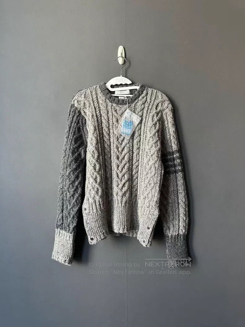 Thom Browne Thom Browne Colorblock Sweater Size US L / EU 52-54 / 3 - 1 Thumbnail