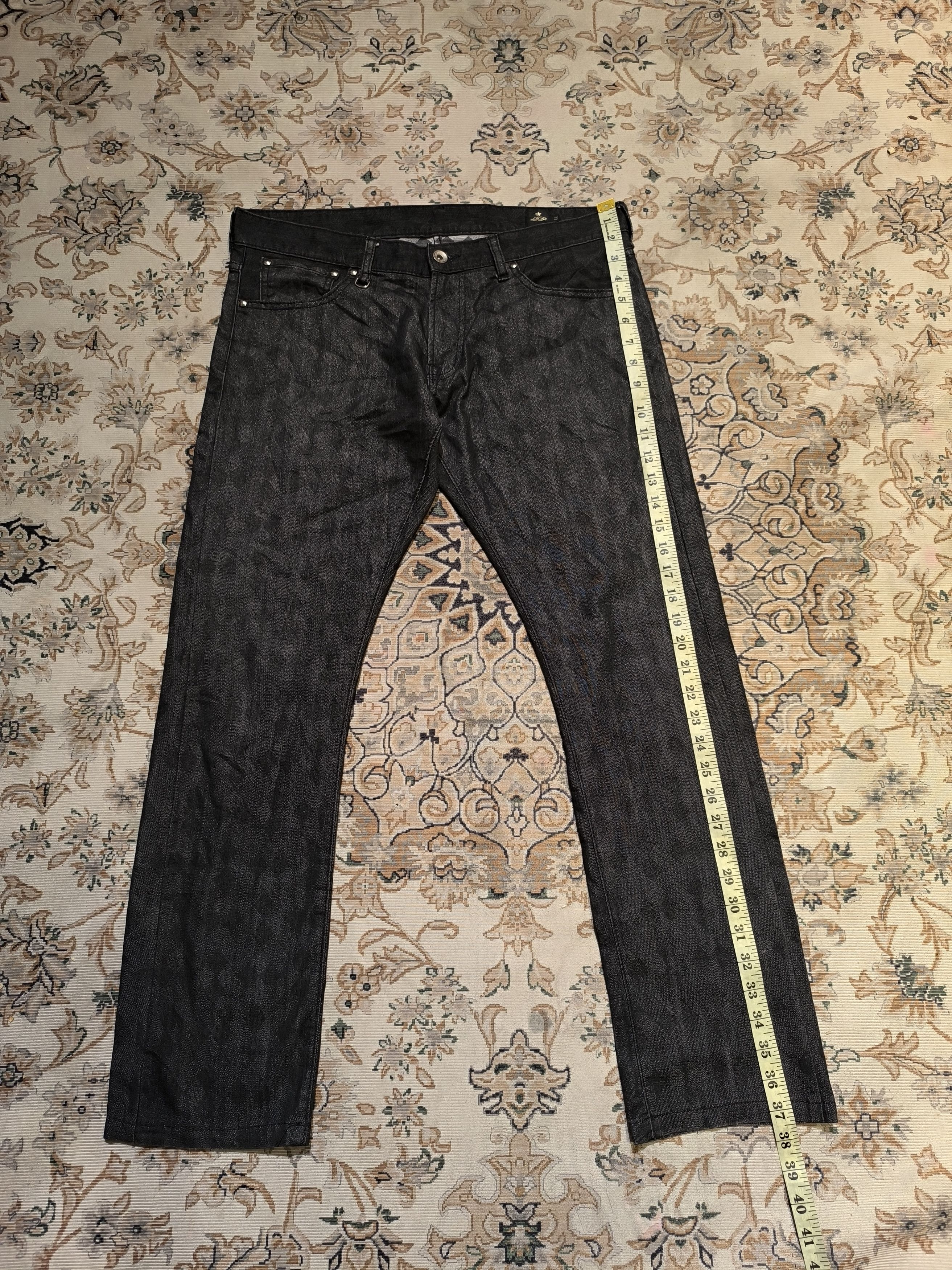 semanticdesign RARE SEMANTIC DESIGN DIAMOND PATTERN JEANS Size US 34 / EU 50 - 14 Thumbnail