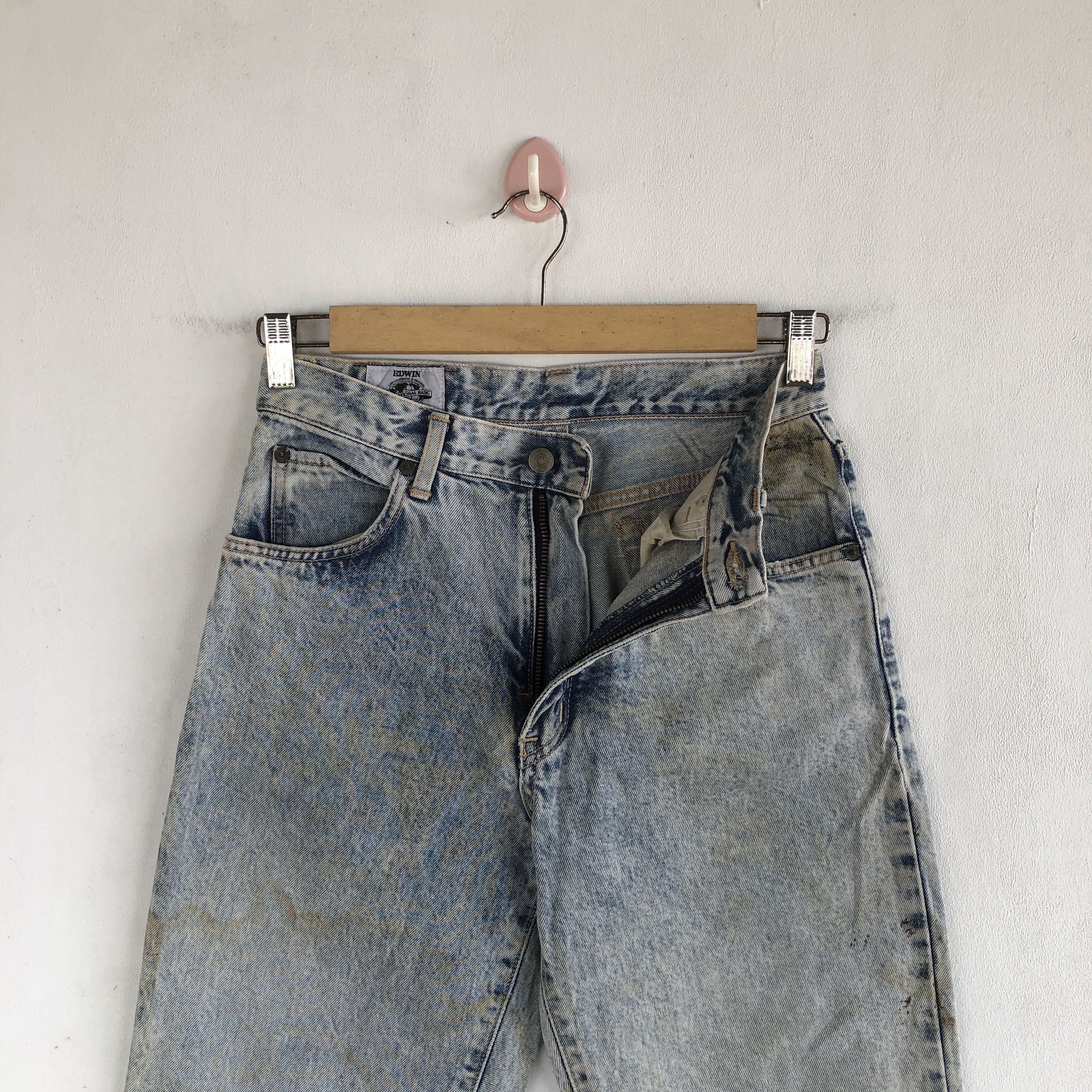 Japanese Brand Vintage Japanese Jeans Acid Wash Denim Pants Size 26" / US 2 / IT 38 - 5 Thumbnail