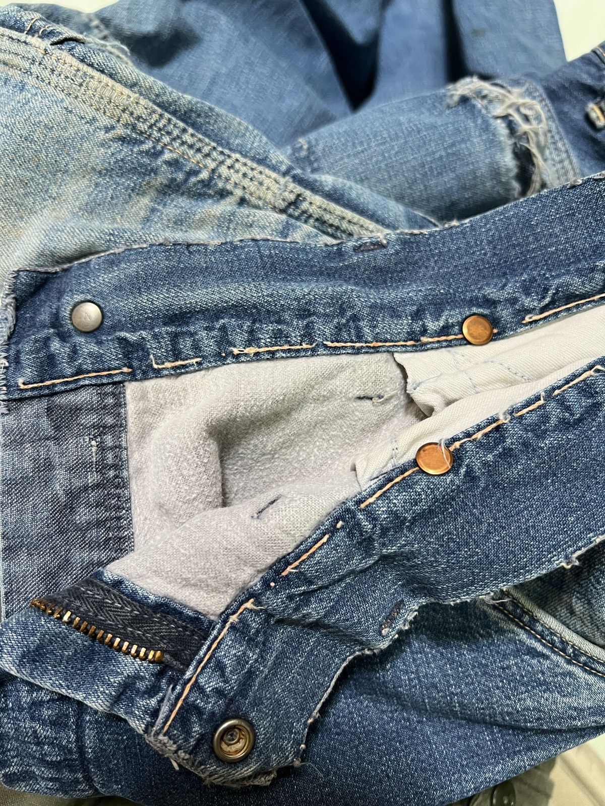 Sears 🔥 60s SEARS CARPENTER DENIM JEANS Size US 32 / EU 48 - 19 Thumbnail