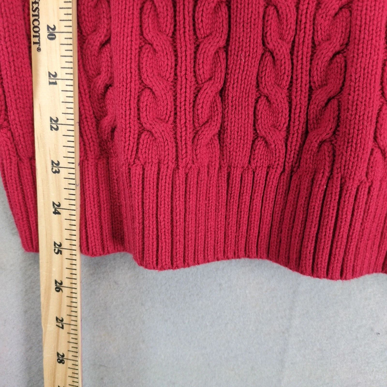 Croft & Barrow Croft & Barrow Cable Knit Sweater Women's S Button Mock Neck Size S / US 4 / IT 40 - 7 Thumbnail