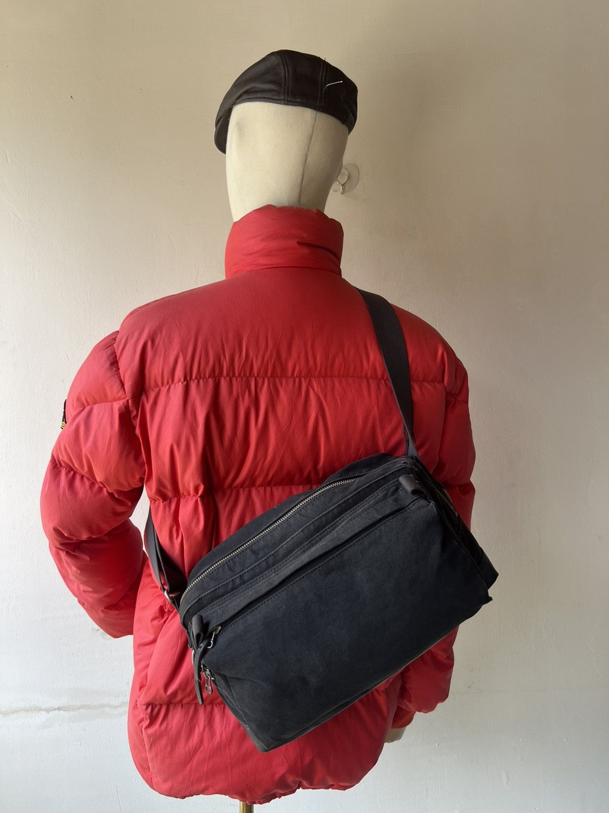 Porter Porter X Margaret Howell Distressed Messenger Bag Size ONE SIZE - 6 Thumbnail