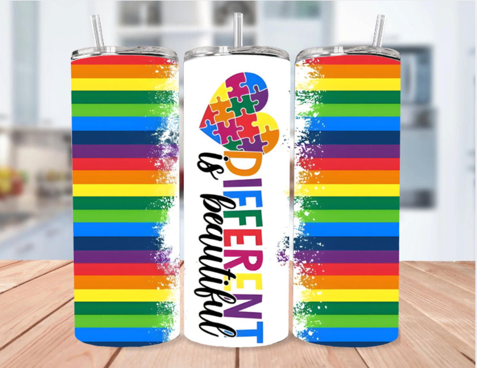 Other Pride LGBTQ Stainless Steel Tumbler 20 Oz Beautiful Size ONE SIZE - 1 Thumbnail