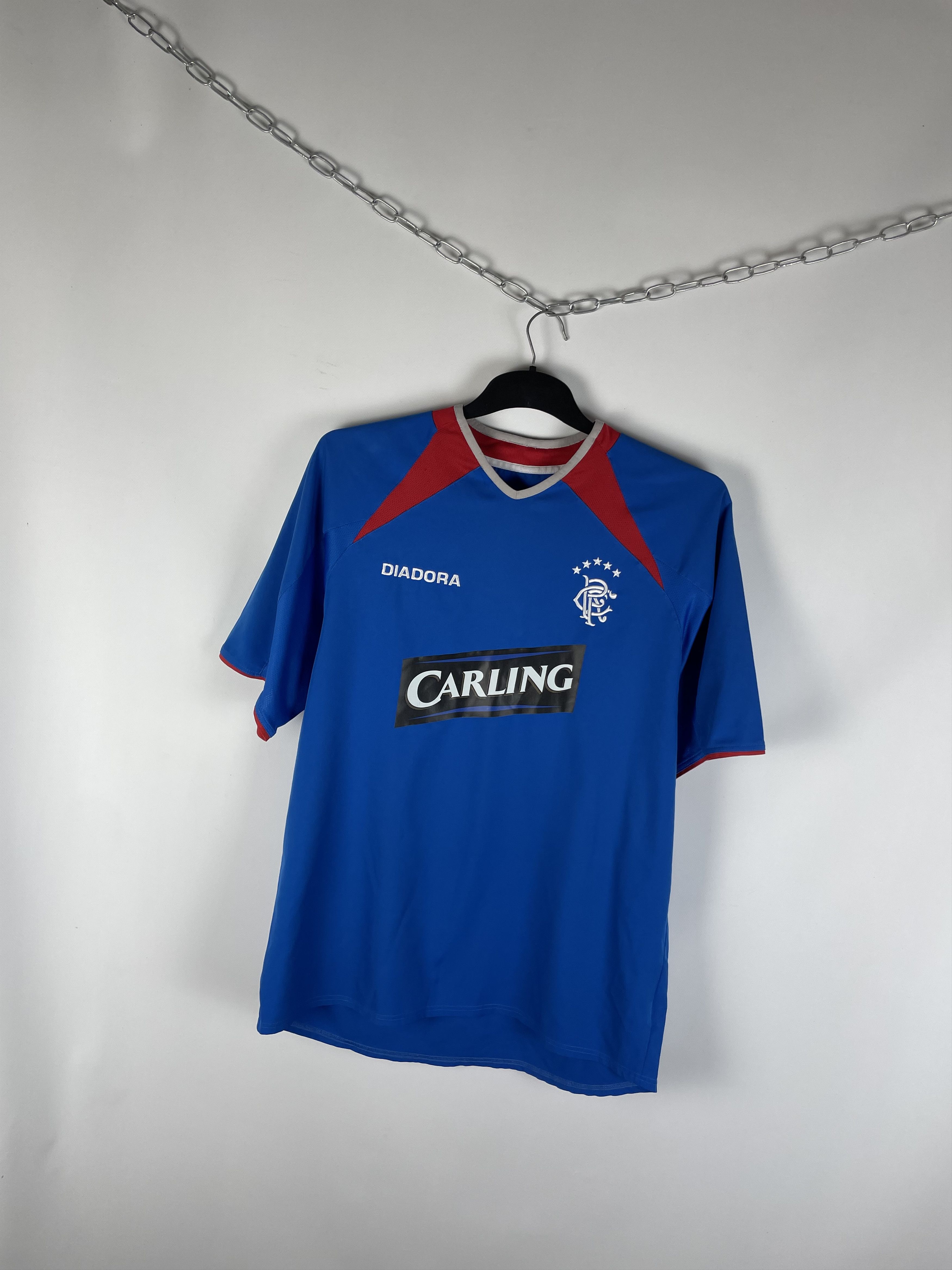 Diadora Rangers Diadora Football Away Jersey Size US L / EU 52-54 / 3 - 2 Thumbnail