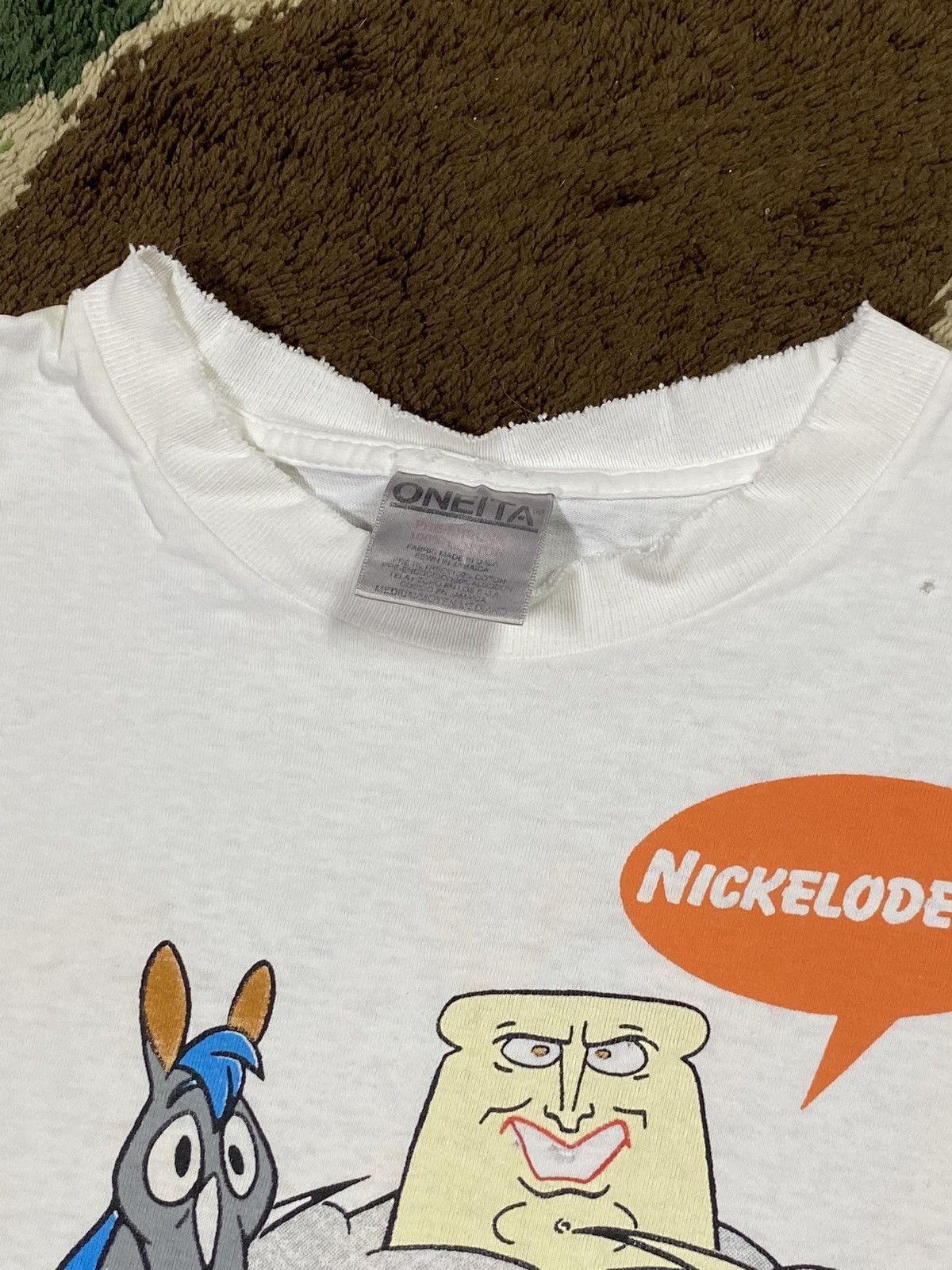 Vintage 90’s Vintage Ren & Stimpy Nickelodeon Tee Shirt Medium Size US M / EU 48-50 / 2 - 7 Thumbnail