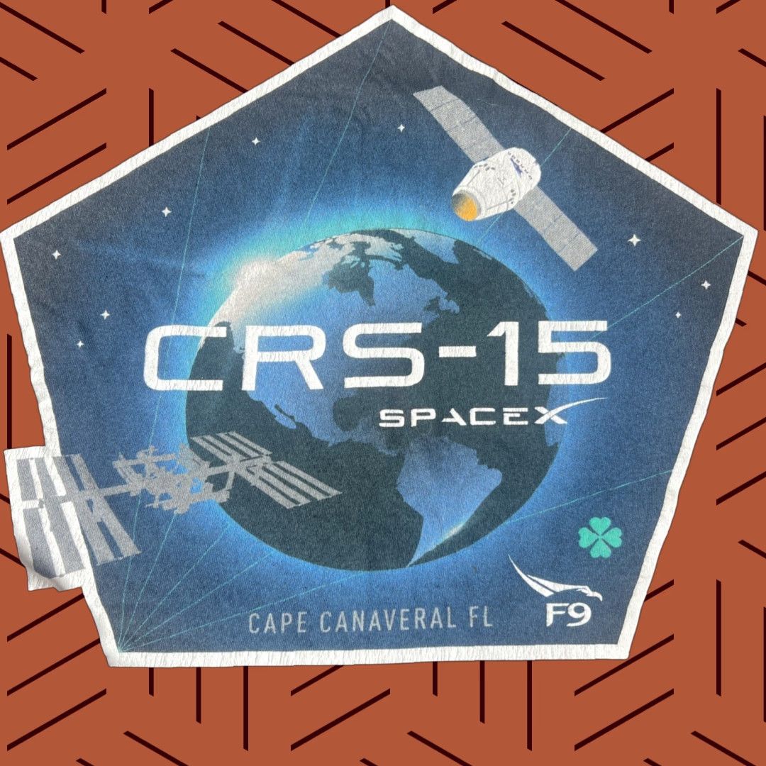 Vintage VINTAGE SpaceX Mission CRS-15 Cape Canaveral Shirt Large Black Men Crew Neck Short Sleeve Logo Double-Sided Size US L / EU 52-54 / 3 - 1 Thumbnail