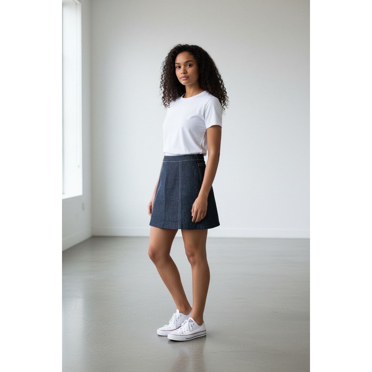 Prada Prada Denim Mini Skirt size 36/4 US Size 27" / US 4 / IT 40 - 1 Thumbnail
