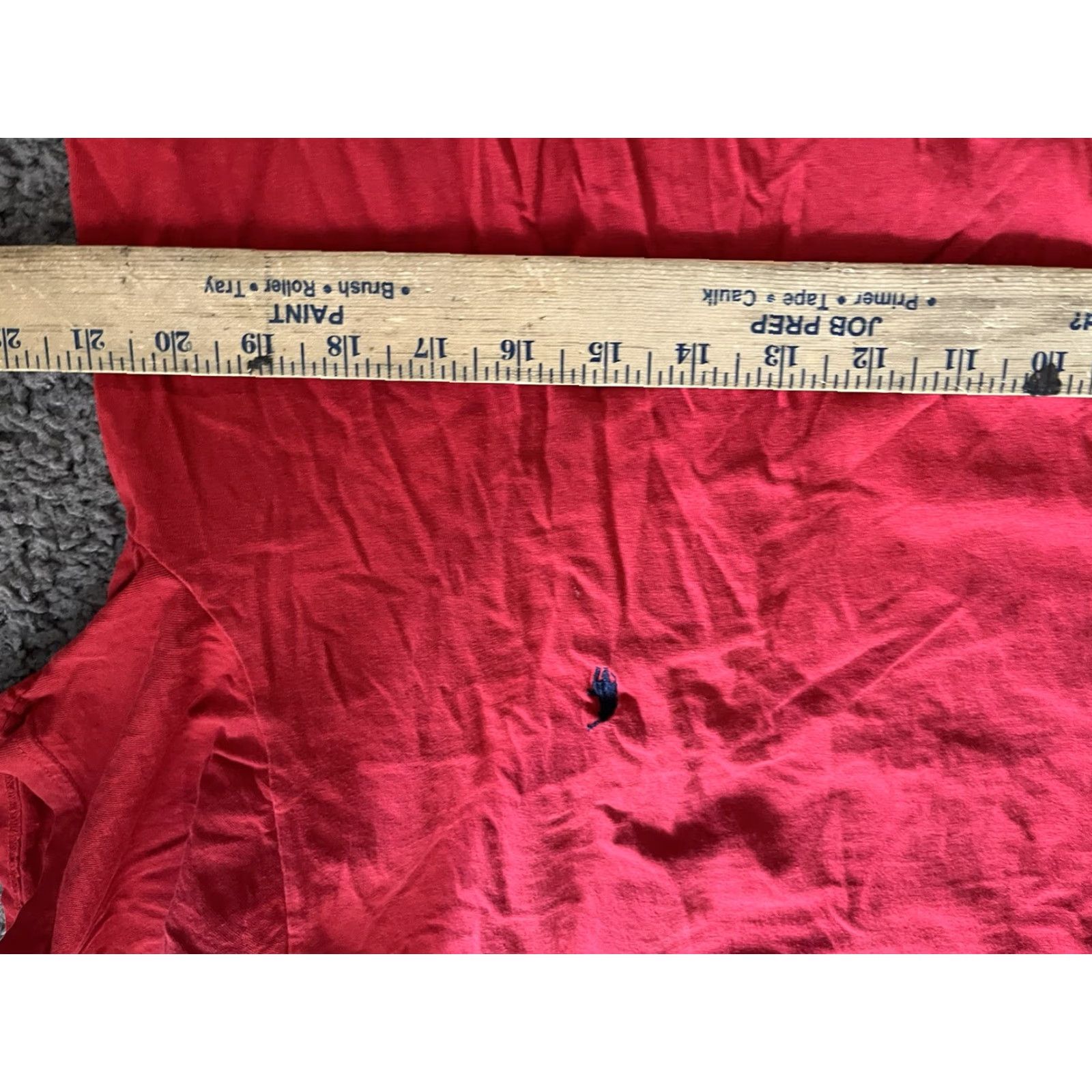 Polo Ralph Lauren VINTAGE Polo Ralph Lauren T-Shirt Red Reg Fit Medium Crew Top Tee Size US M / EU 48-50 / 2 - 5 Thumbnail