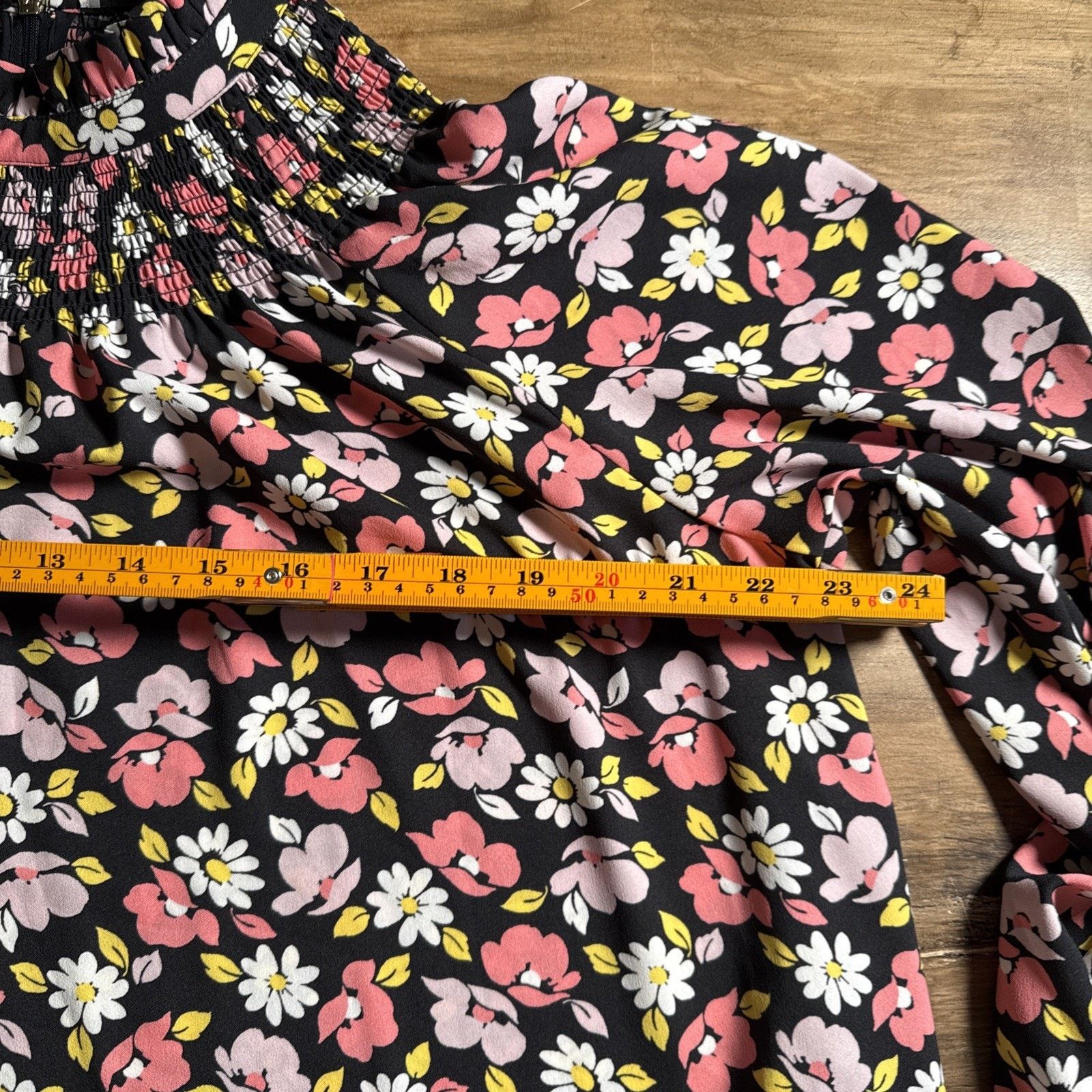 Kate Spade Kate Spade Day Trip Floral Shift Dress M smock ruffle Size M / US 6-8 / IT 42-44 - 9 Thumbnail