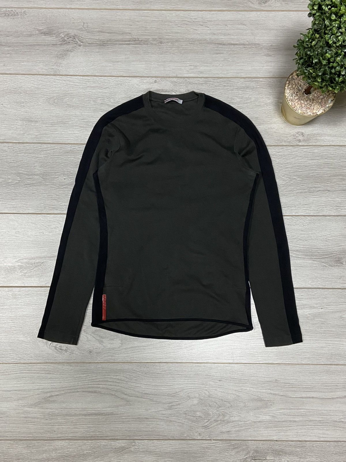 トップス 1990s PRADA sports Long sleeve t-shirt 1990s PRADA sports Long sleeve t-shirt Prada Linea Rossa