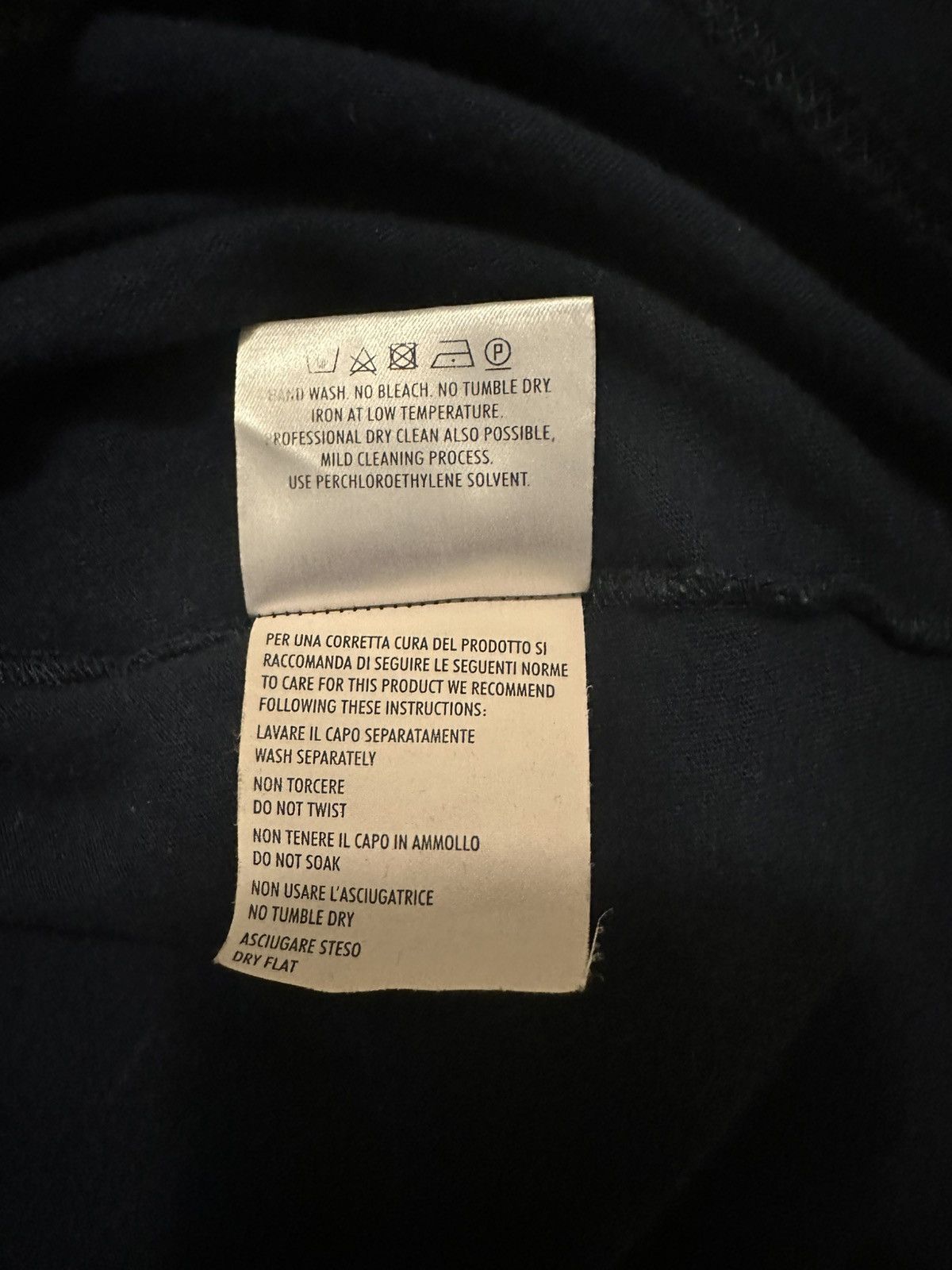 Gucci Gucci Navy Polo with striped collar Size US L / EU 52-54 / 3 - 12 Thumbnail