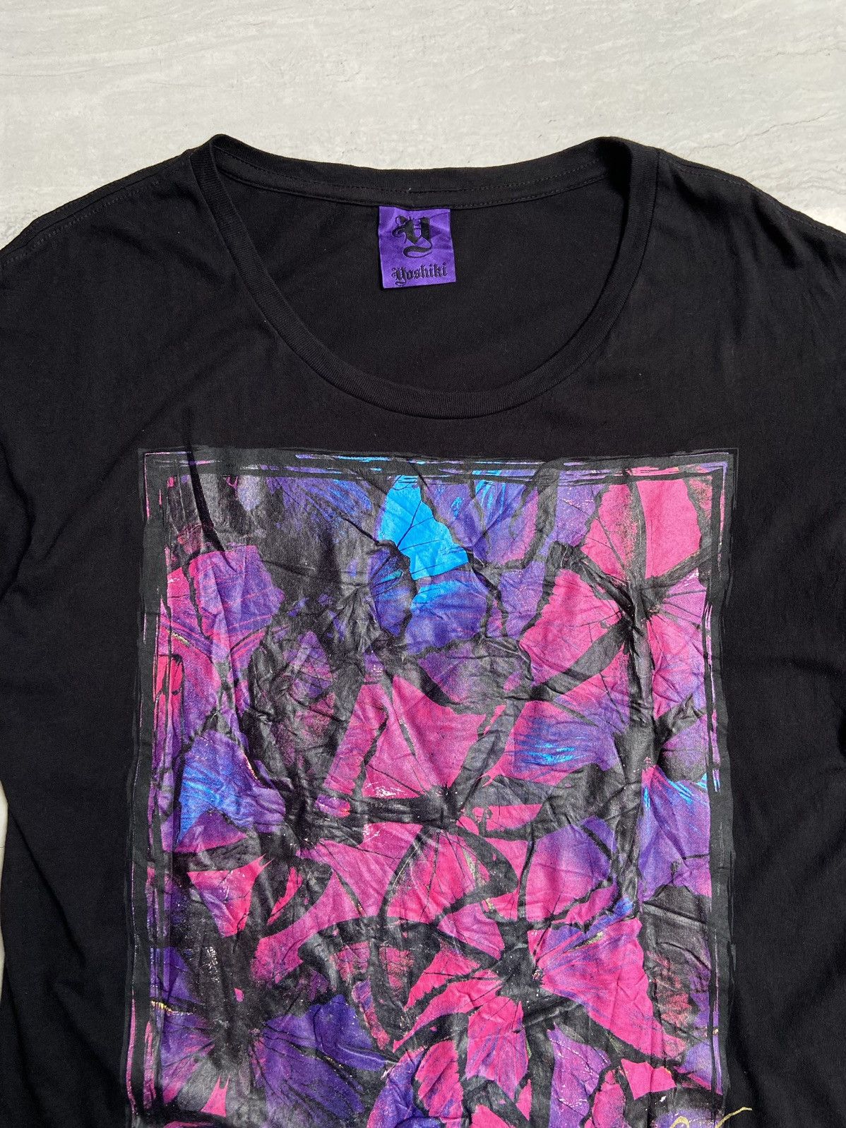 Designer × Issey Miyake × Japanese Brand YOSHIKI Black Motive T-shirt Size US S / EU 44-46 / 1 - 3 Thumbnail
