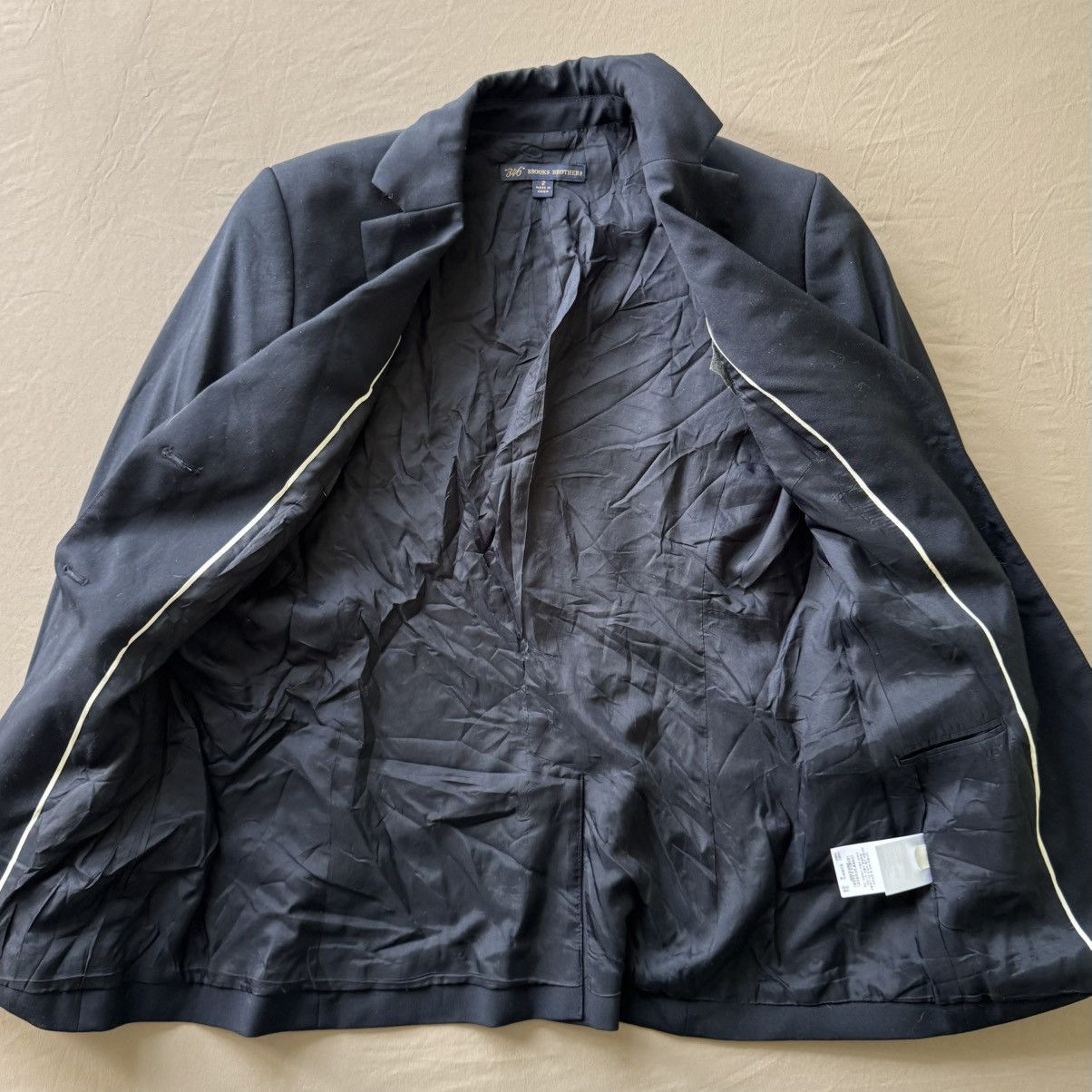Brooks Brothers × Designer Brooks Brothers Wool Two-Button Blazer Size XS / US 0-2 / IT 36-38 - 7 Thumbnail