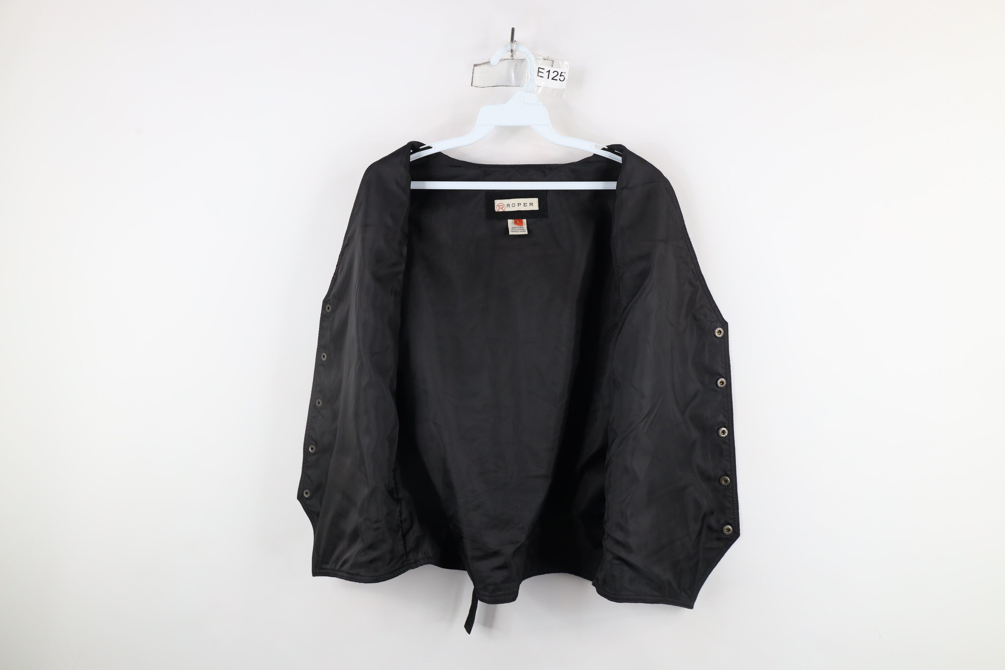 Vintage Vintage 90s Streetwear Leather Buckle Back Vest Jacket Size US L / EU 52-54 / 3 - 8 Thumbnail