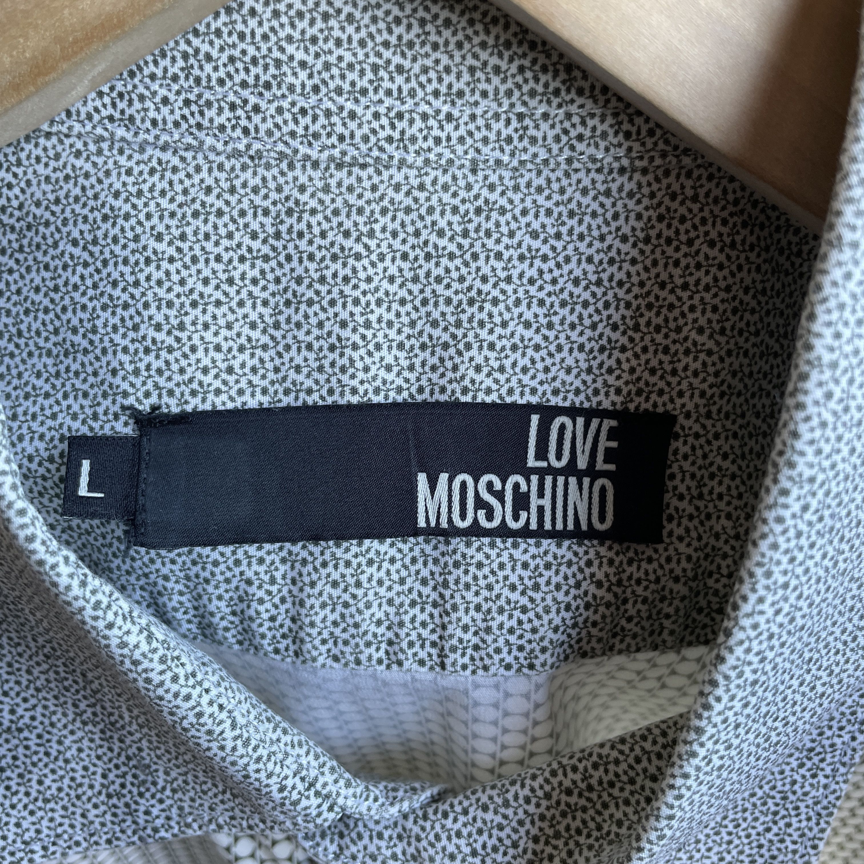 Moschino Love Moschino Pattern Short Sleeve Shirt Size L Size US L / EU 52-54 / 3 - 6 Thumbnail