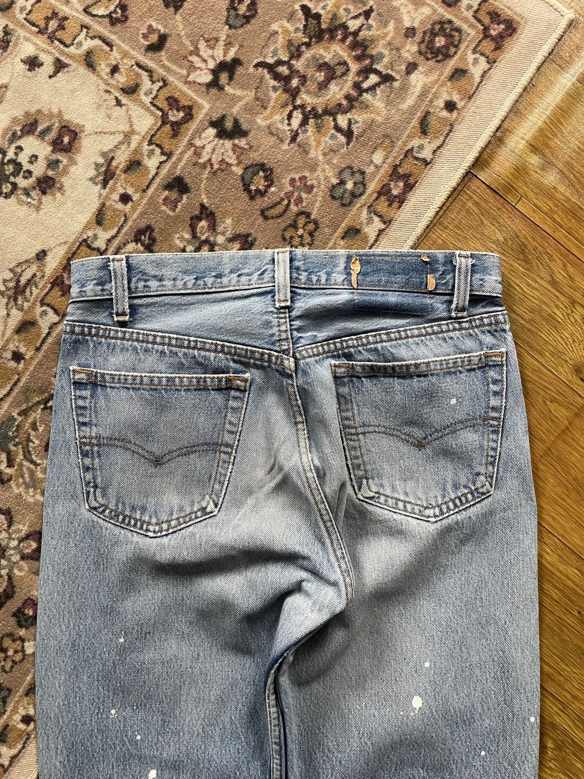 Levi's × Levi's Vintage Clothing × Vintage Crazy Vintage 501 Distressed Denim Size US 30 / EU 46 - 10 Thumbnail