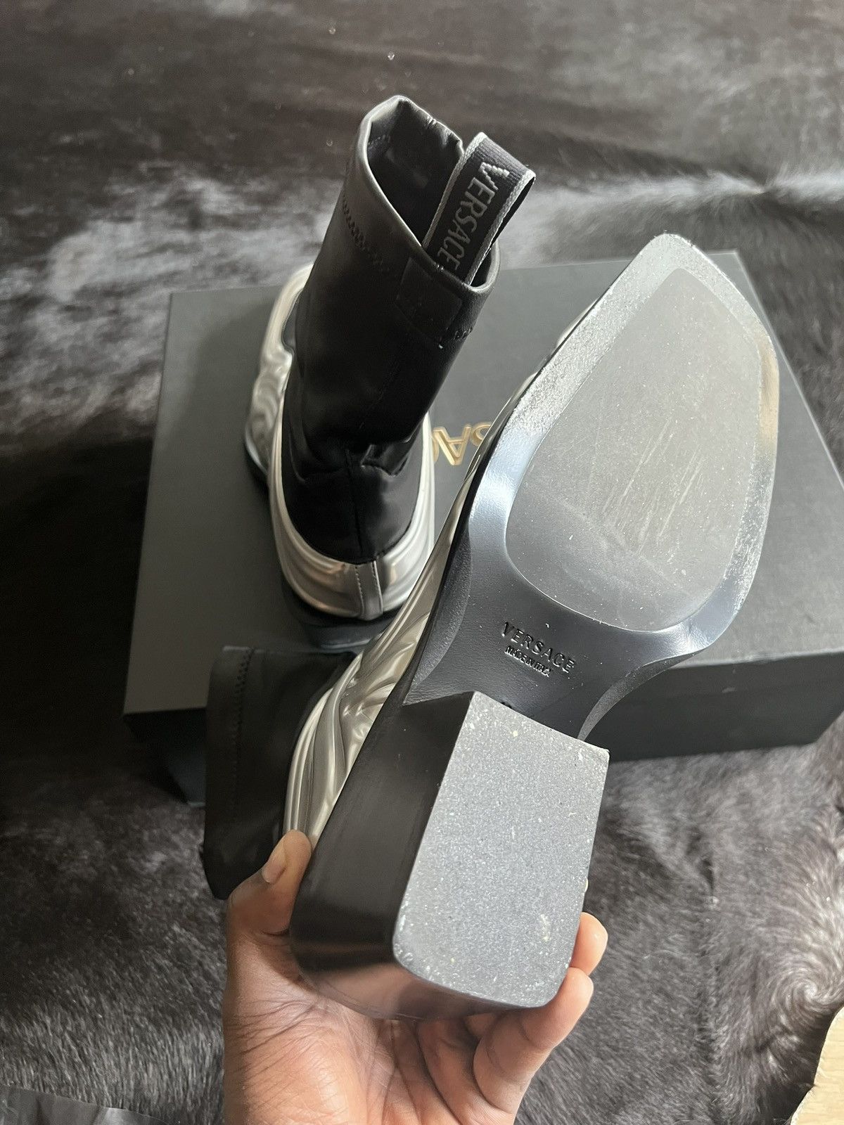 Versace Versace Solar Boots Size US 10.5 / EU 43-44 - 5 Thumbnail