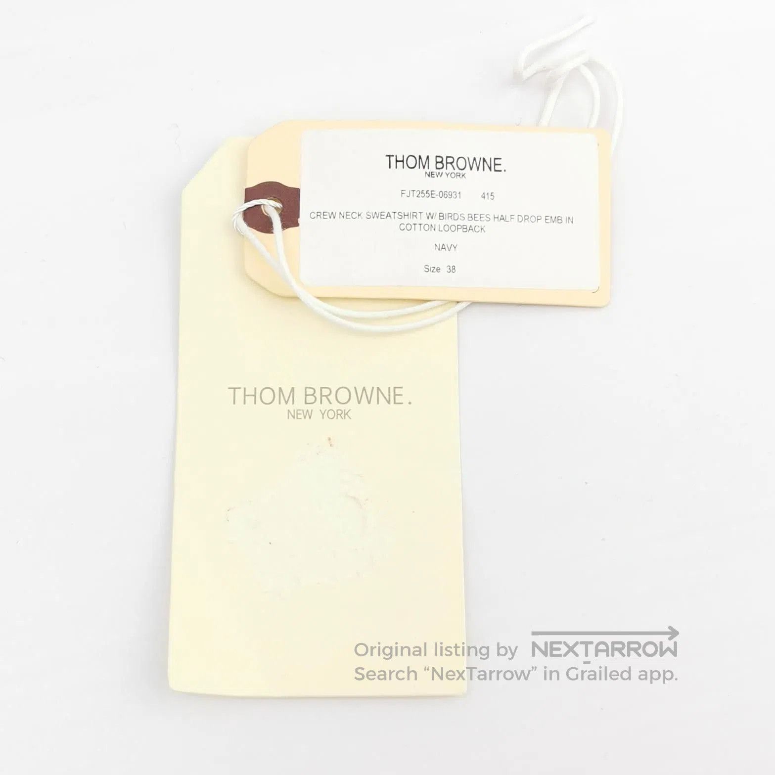 Thom Browne Thom Browne Cotton Bird Bee Print Sweatshirt. Size S / US 4 / IT 40 - 2 Thumbnail