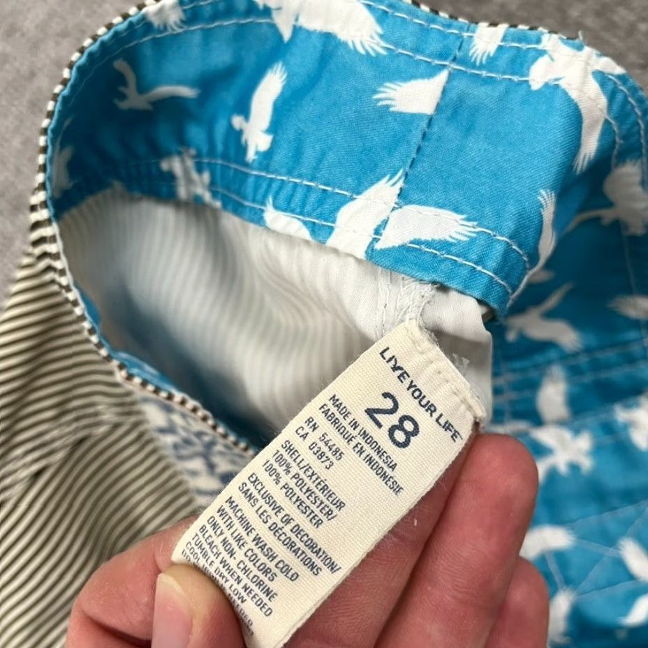 American Eagle Outfitters **American Eagle Mens 28 Trunks Brown Striped Beach Shorts** User: American Eagle Mens 28 Trunks Brown Striped Beach Shorts Size US 28 / EU 44 - 7 Thumbnail