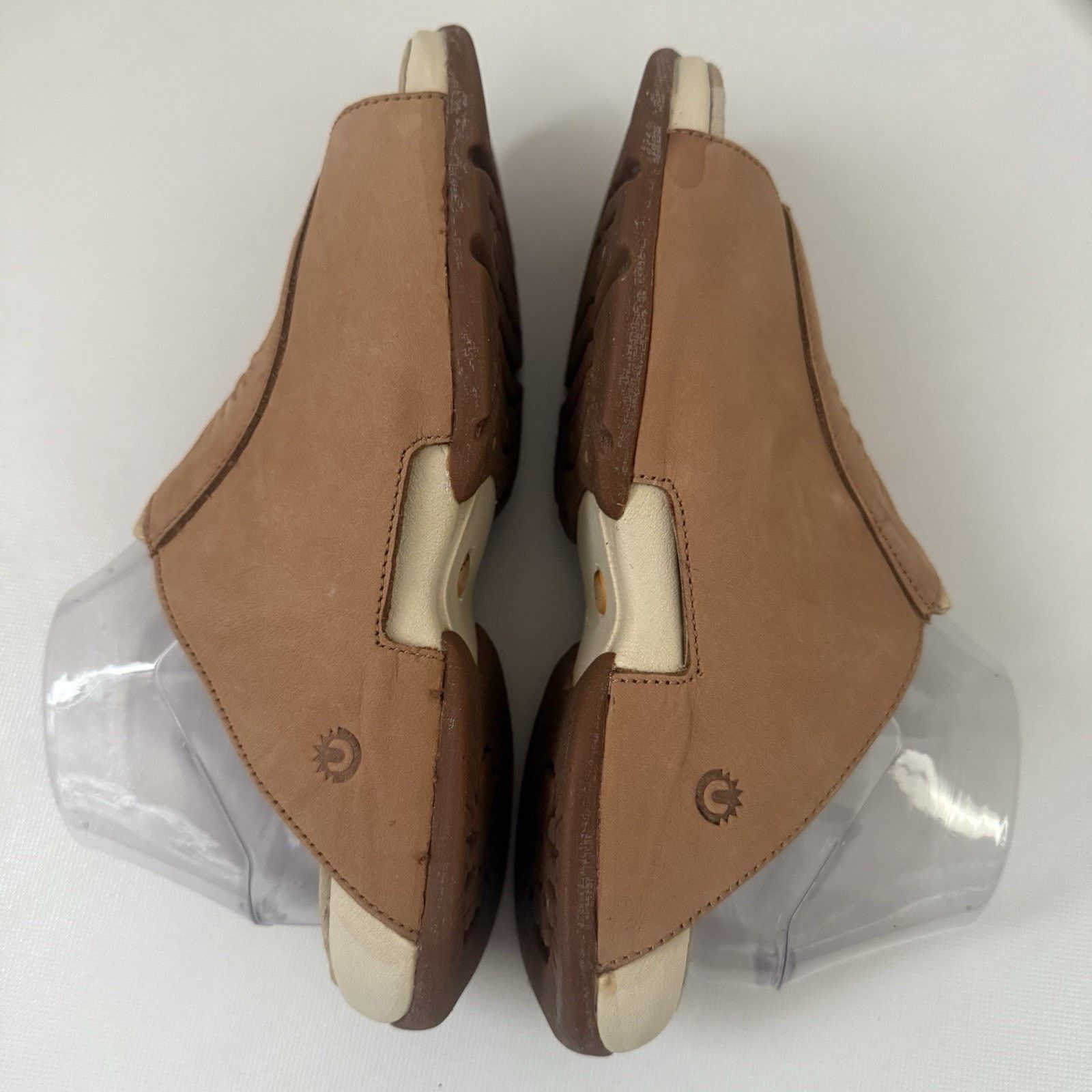 Other Ulu Sandals Leather Tan Sun Design Embossed Boho Comfort Size US 9 / IT 39 - 5 Thumbnail