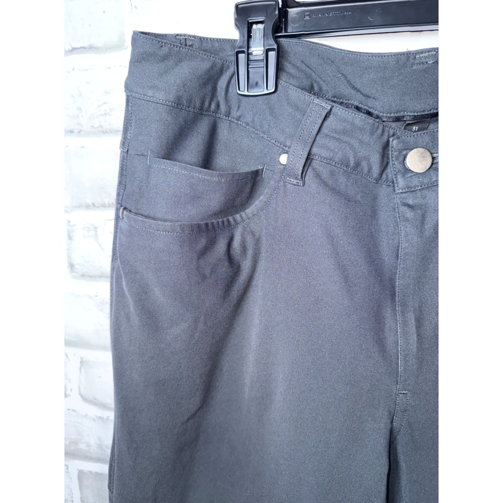 Lululemon Lululemon Mens Pants Golf 31x31 Blueish Gray Stretchy Casual - Men - 31 Inseam Size US 31 - 3 Thumbnail