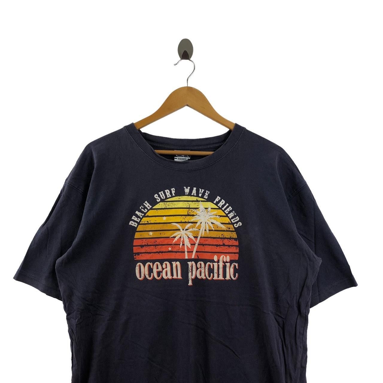 Ocean Pacific OCEAN PACIFIC OP Beach Surf Wave Tee Shirt Summer Vacation Size US L / EU 52-54 / 3 - 3 Thumbnail