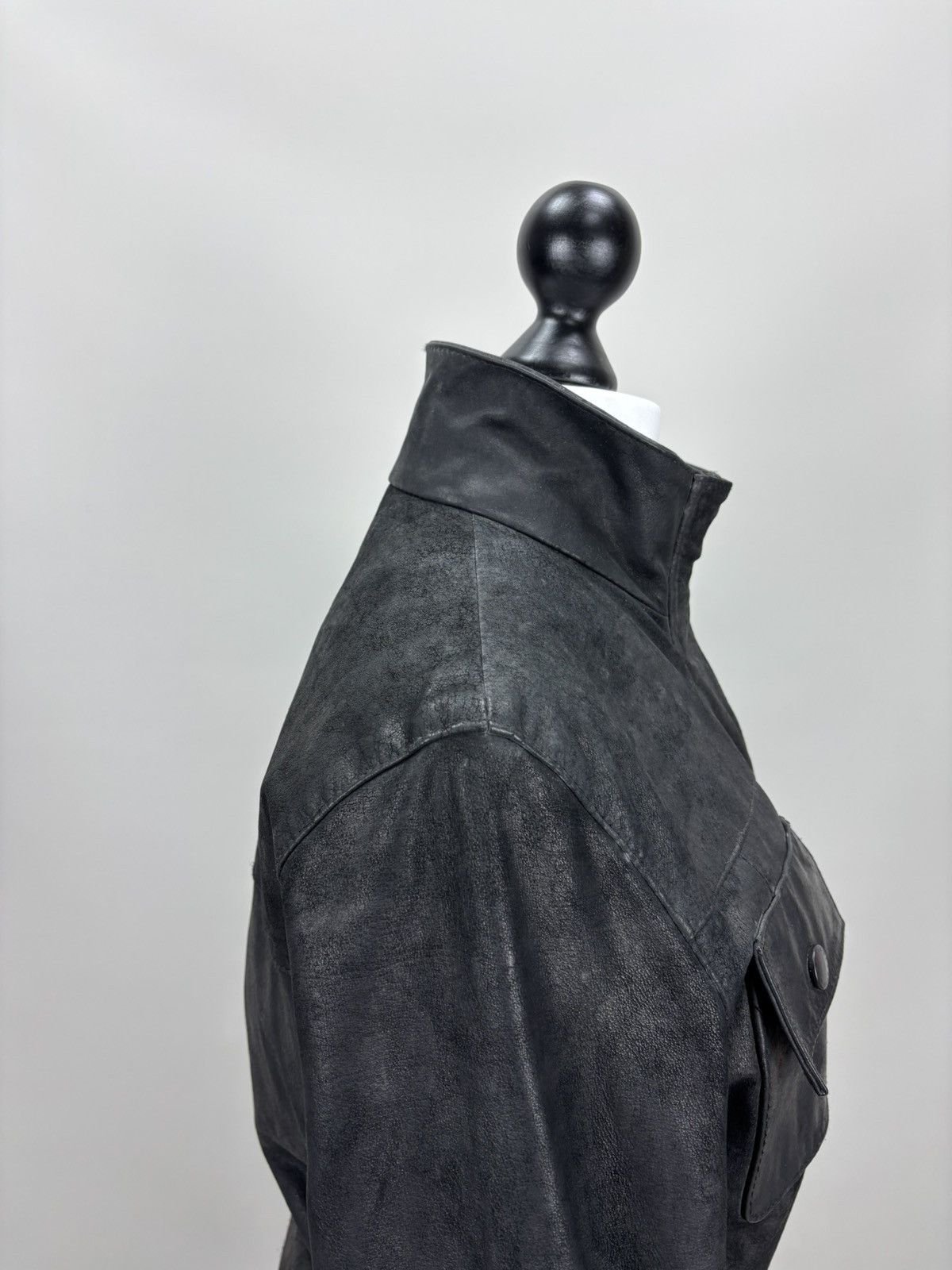 Barbour Womens leather jacket Barbour Size 6 Color Black Size M / US 6-8 / IT 42-44 - 7 Thumbnail