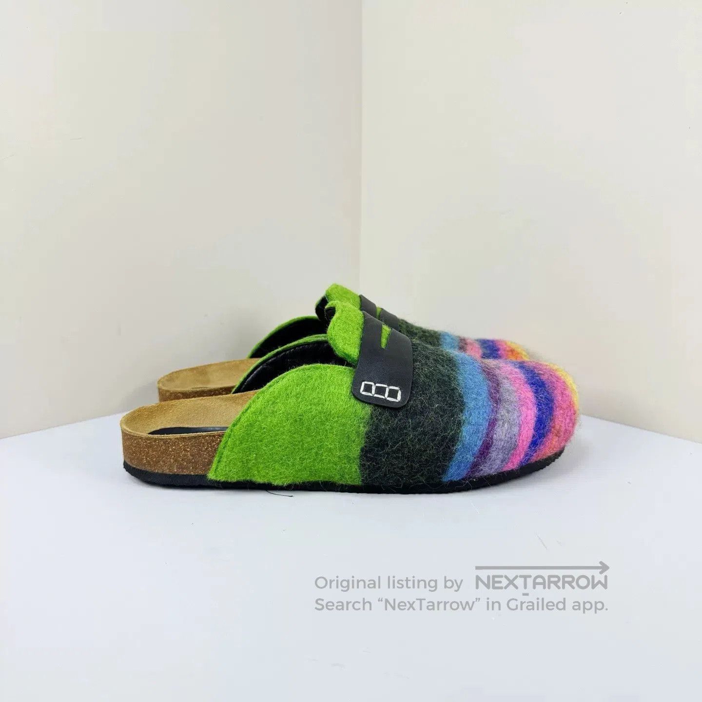 JW Anderson JW Anderson Colorful Felt Birkenstock Slippers. Size US 7 / EU 40 - 4 Thumbnail