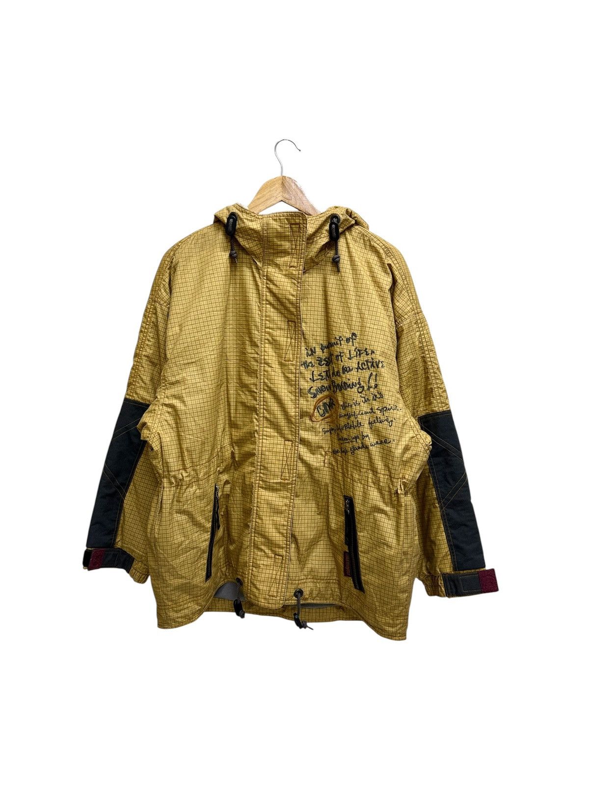 Japanese Brand Vintage 90s COURMAYEUR snow board jacket ski hoodie Size US L / EU 52-54 / 3 - 1 Thumbnail