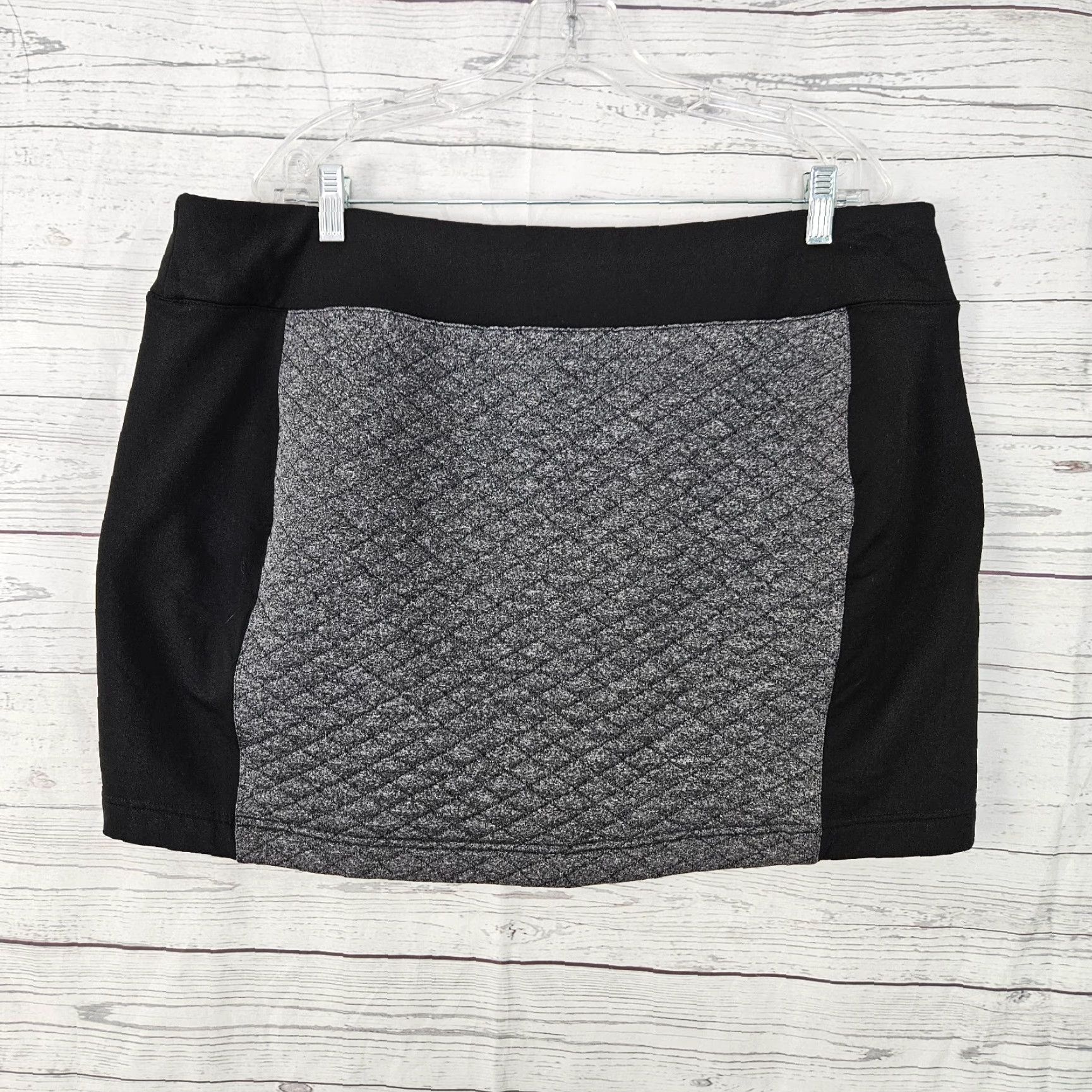 Smartwool VINTAGE SmartWool Womens Diamond Peak Quilted Skirt XL Black Gray Size 40" / US 18 - 3 Thumbnail