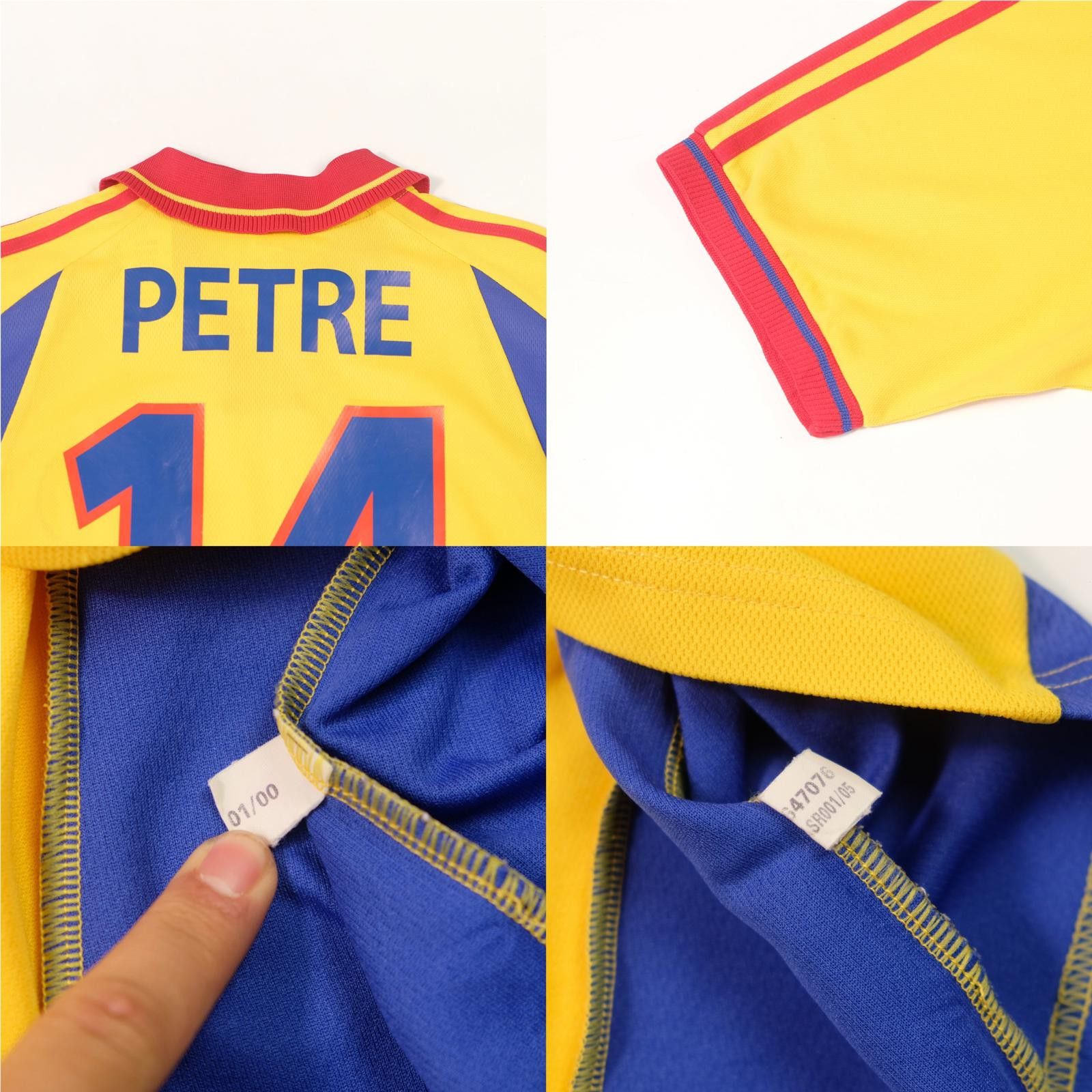 Adidas 2000/02 Romania Home Shirt Adidas Petre (M) Size US M / EU 48-50 / 2 - 7 Thumbnail