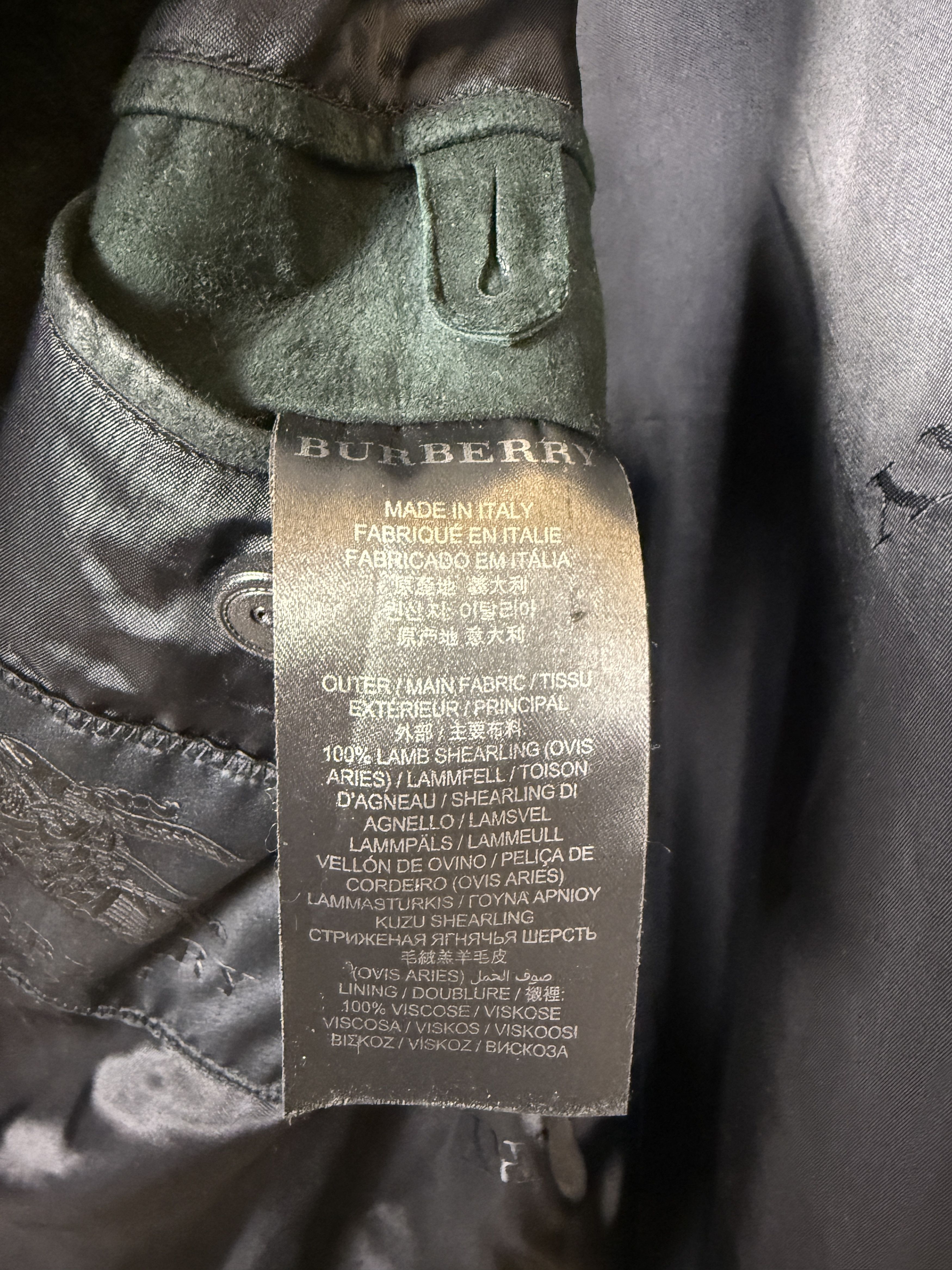 $6k Burberry Prorsum Shearling Coat