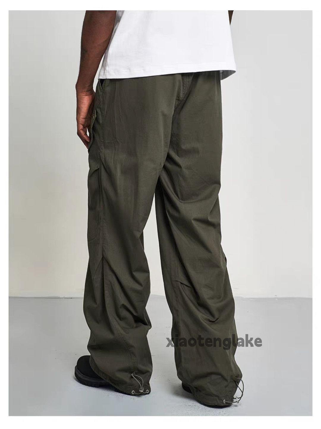 Designer × Japanese Brand × Vintage urban utility military loose baggy pleated cargo pants Size US 28 / EU 44 - 2 Thumbnail