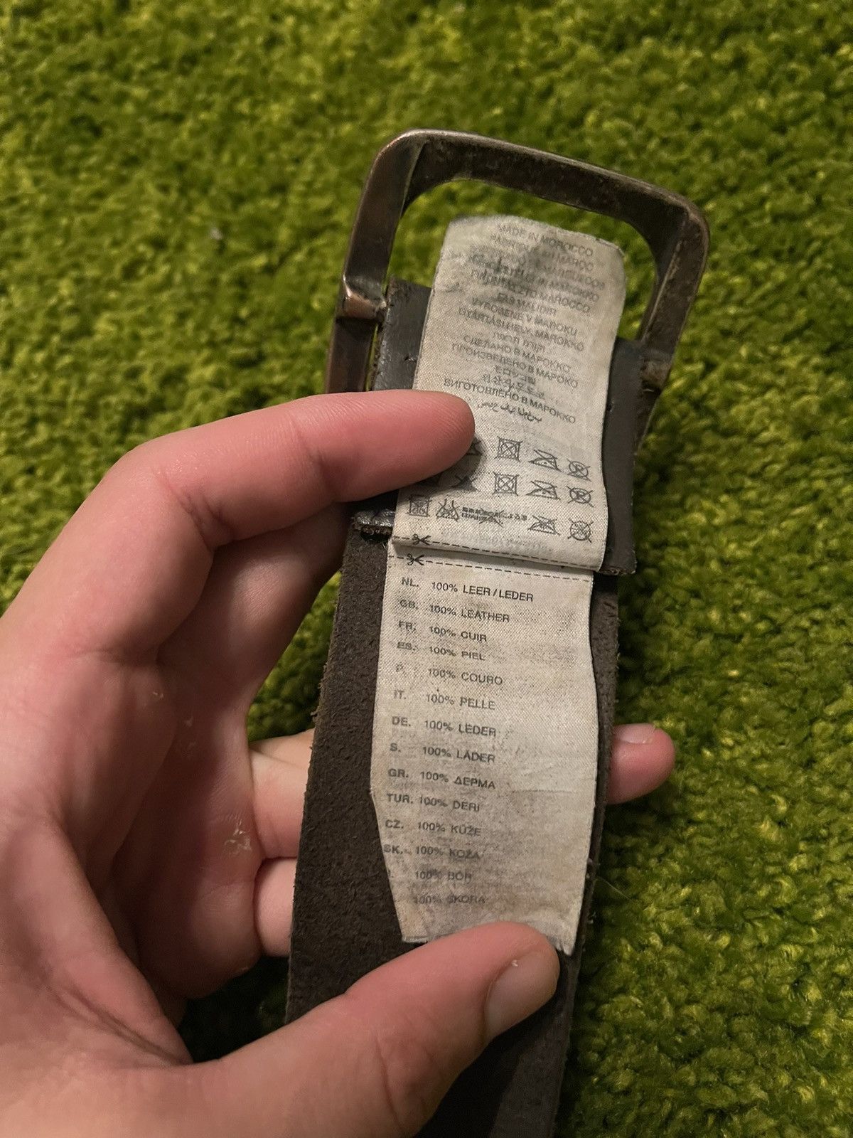 G-Star × Genuine Leather G-Star RAW real leather logo belt Size 36 - 7 Thumbnail