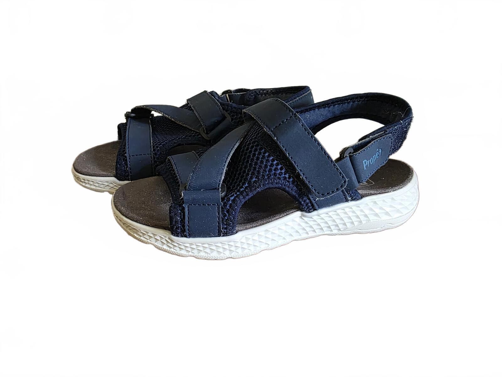 Proleta Re Art Propét Navy Blue Mesh and Leather Sport Sandals W7 Size US 7 / IT 37 - 1 Thumbnail