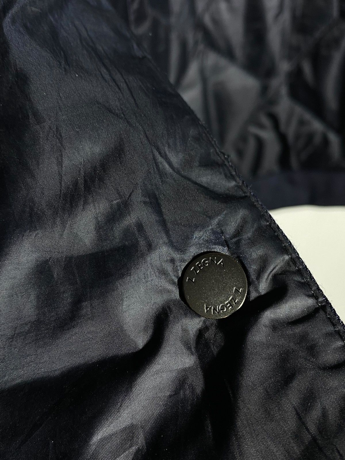 Z Zegna 🔥 ZEGNA WOOL V-NECK QUILTED PADDED JACKET ITALY CLASSIC FIT Size US XL / EU 56 / 4 - 19 Thumbnail