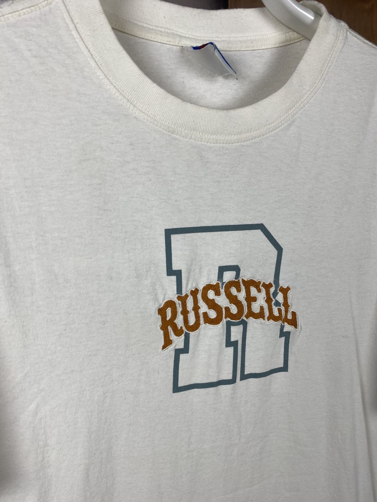 Russell Athletic 🦅T-Shirt Russell Athletic Big Knit Logo Tee🦅 Size US M / EU 48-50 / 2 - 2 Thumbnail