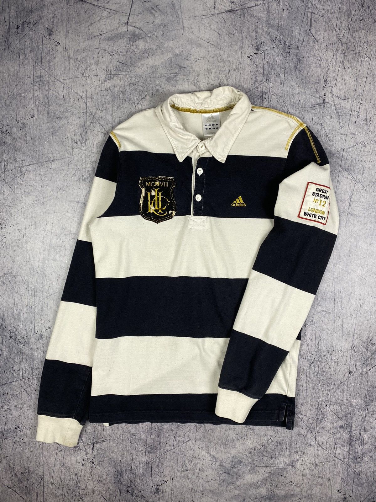 Adidas Adidas London 100 Years Olympic Host City 1908 - 2008 Rugby Size US M / EU 48-50 / 2 - 2 Thumbnail