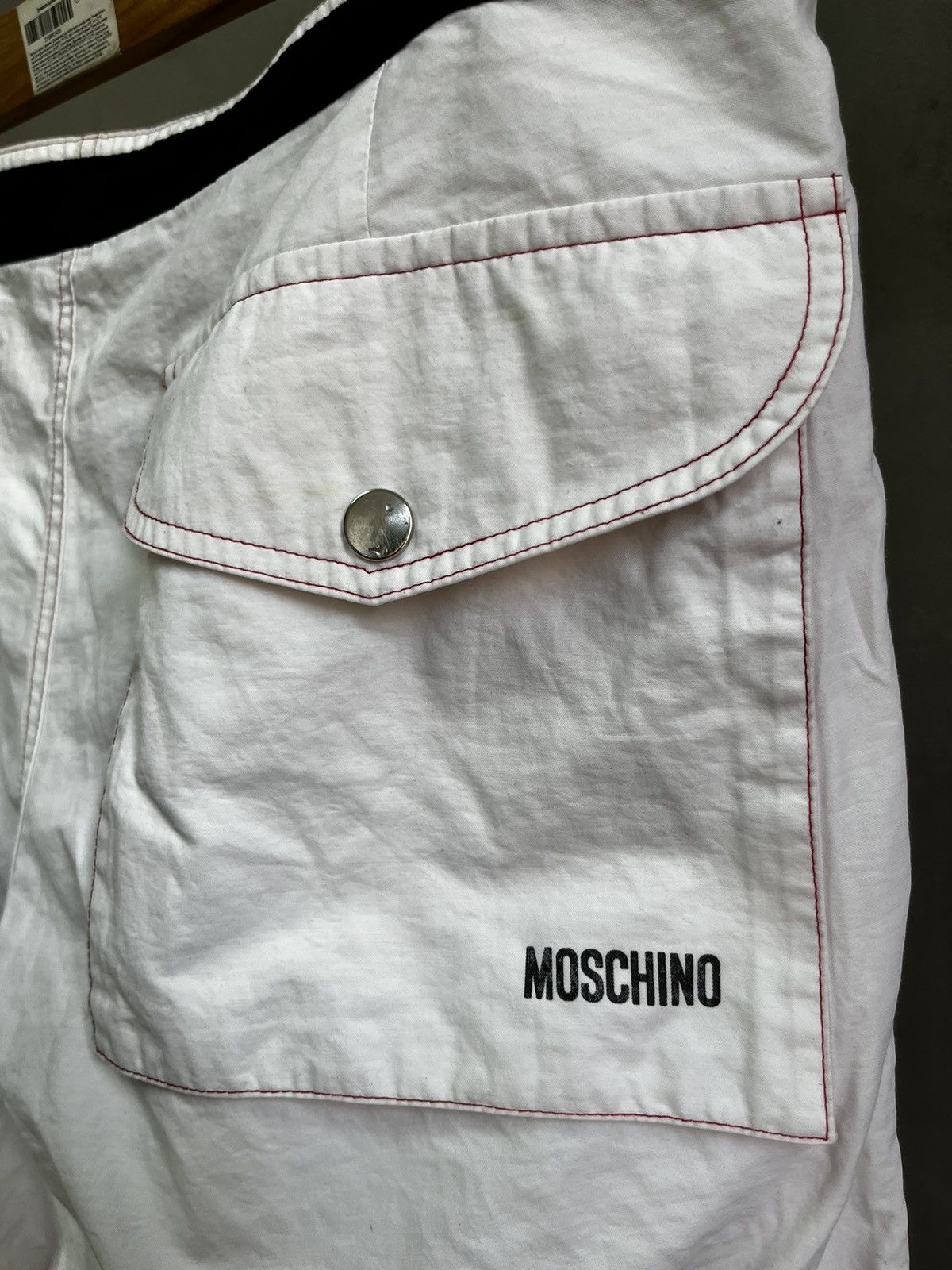 Moschino × Vintage moschino cargo pants vintage 90s Size US 33 - 5 Thumbnail
