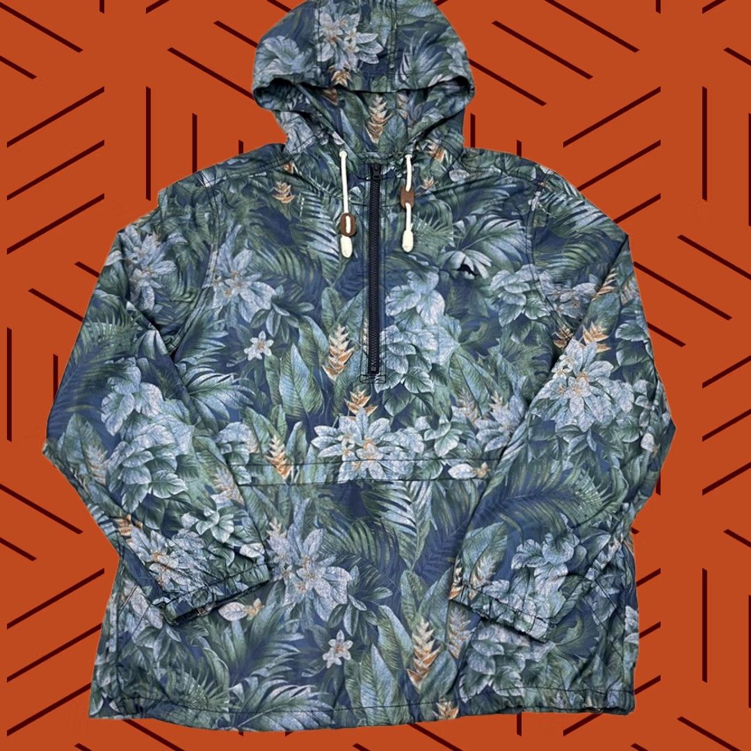 Tommy Bahama VINTAGE Tommy Bahama Jacket Mens M Botanico Beach Floral Hooded Windbreaker Tropic Prep Size US M / EU 48-50 / 2 - 1 Thumbnail