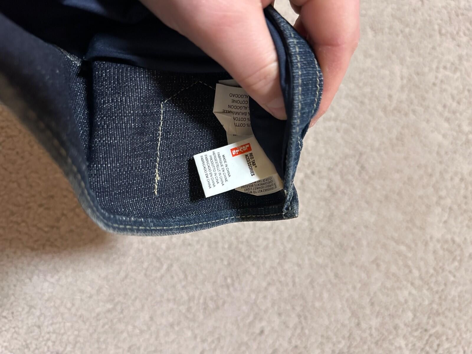 Levi's Levis Vintage RARE Red Tab Accessories Y2K Denim Wallet Size ONE SIZE - 6 Thumbnail
